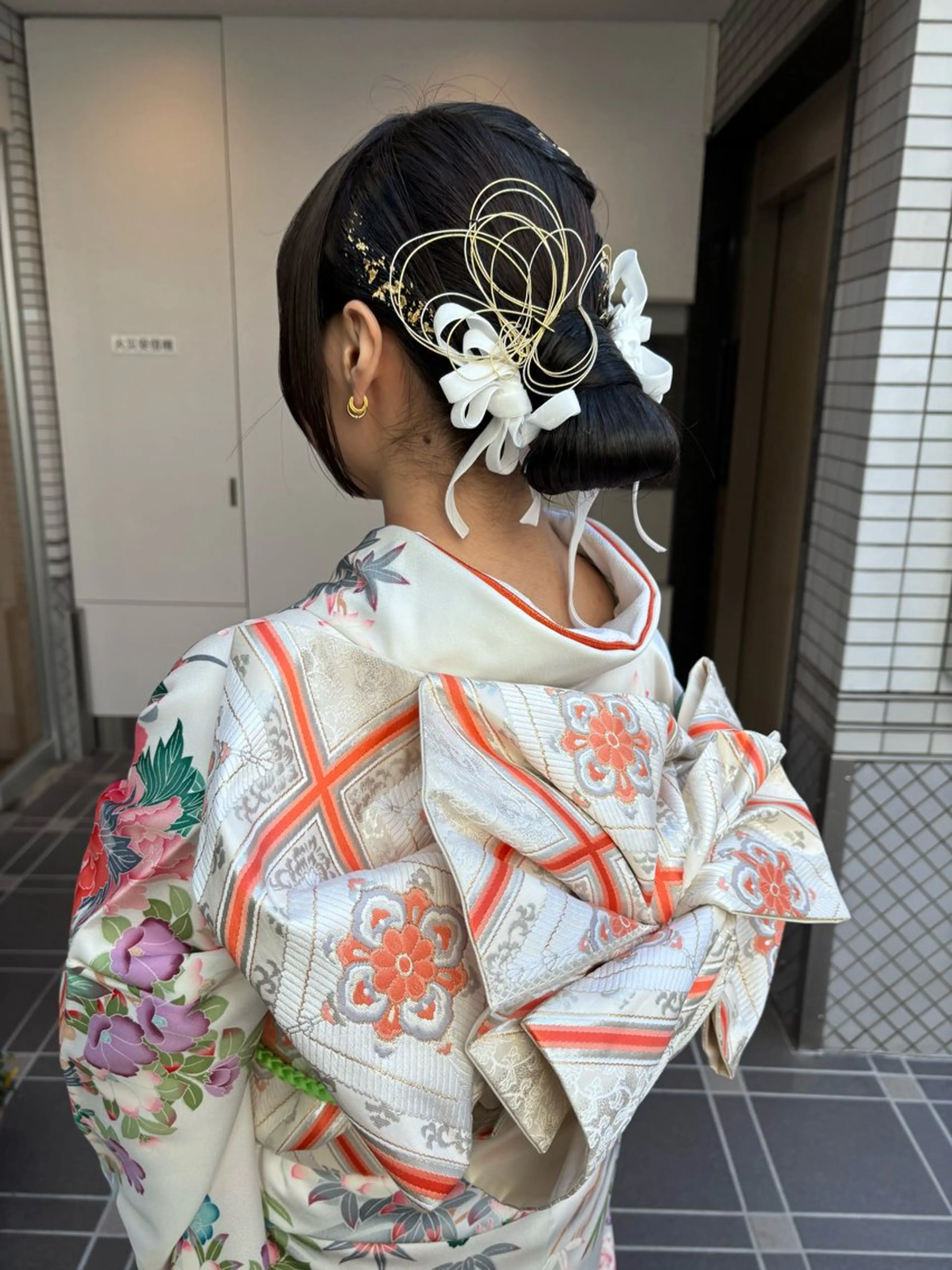 ミディアム ヘアアレンジ 着付け しみず さくら🌸のヘアスタイル