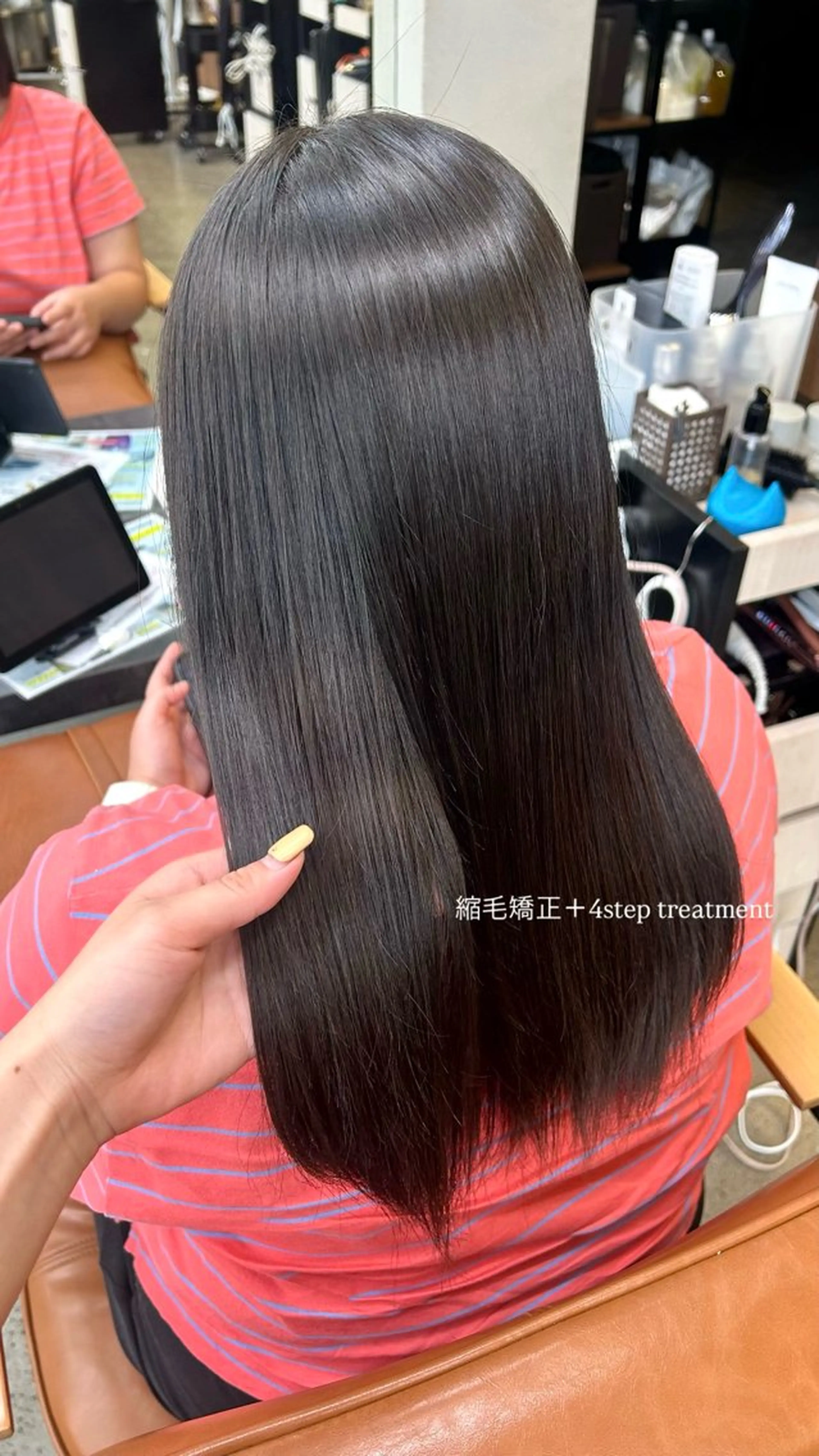 【地毛風自然ストレート🌱】全体縮毛矯正の写真