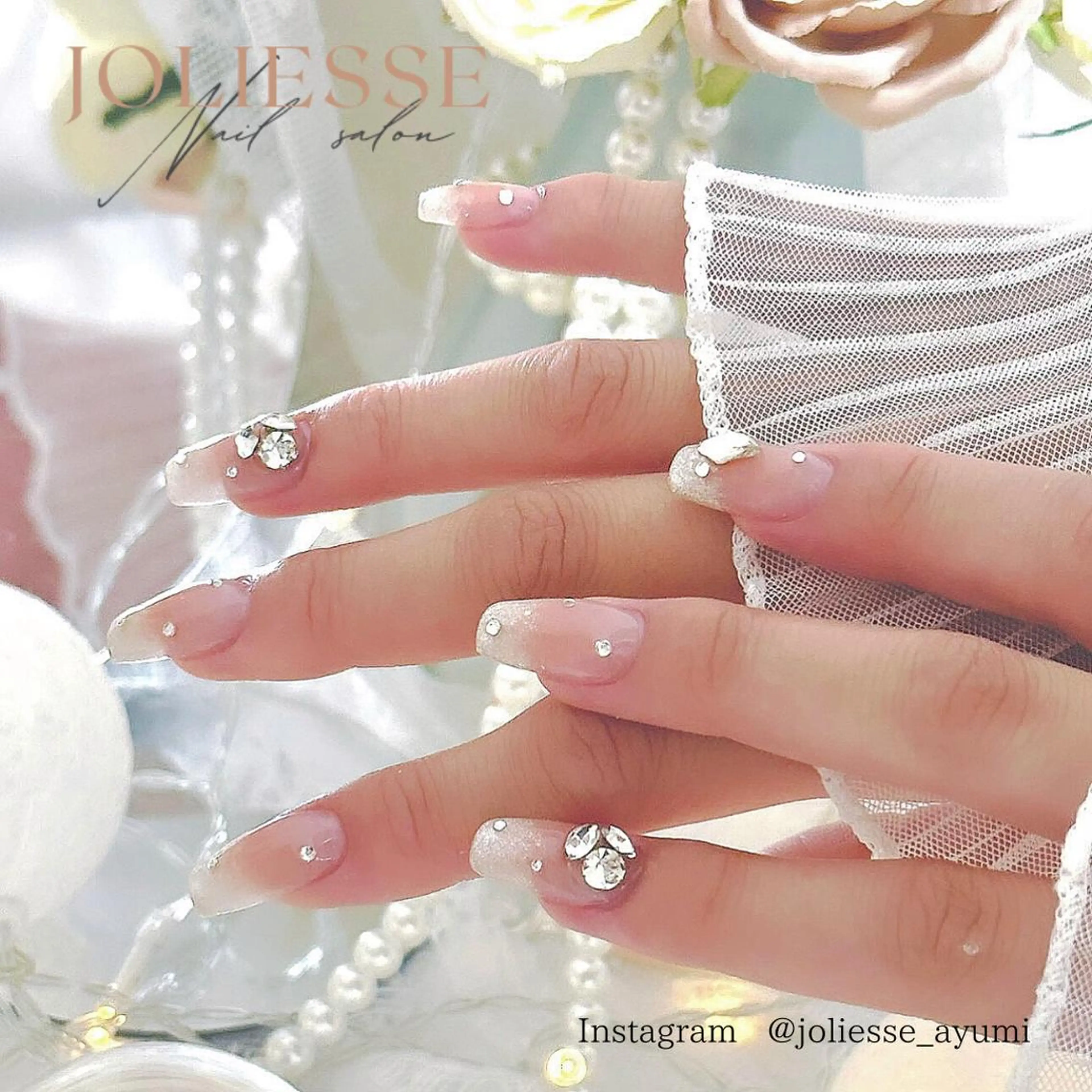 ネイル チークネイル マグネットネイル joliesse【ジョリエス】所属・JOLIESSE Ayumiのネイルデザイン