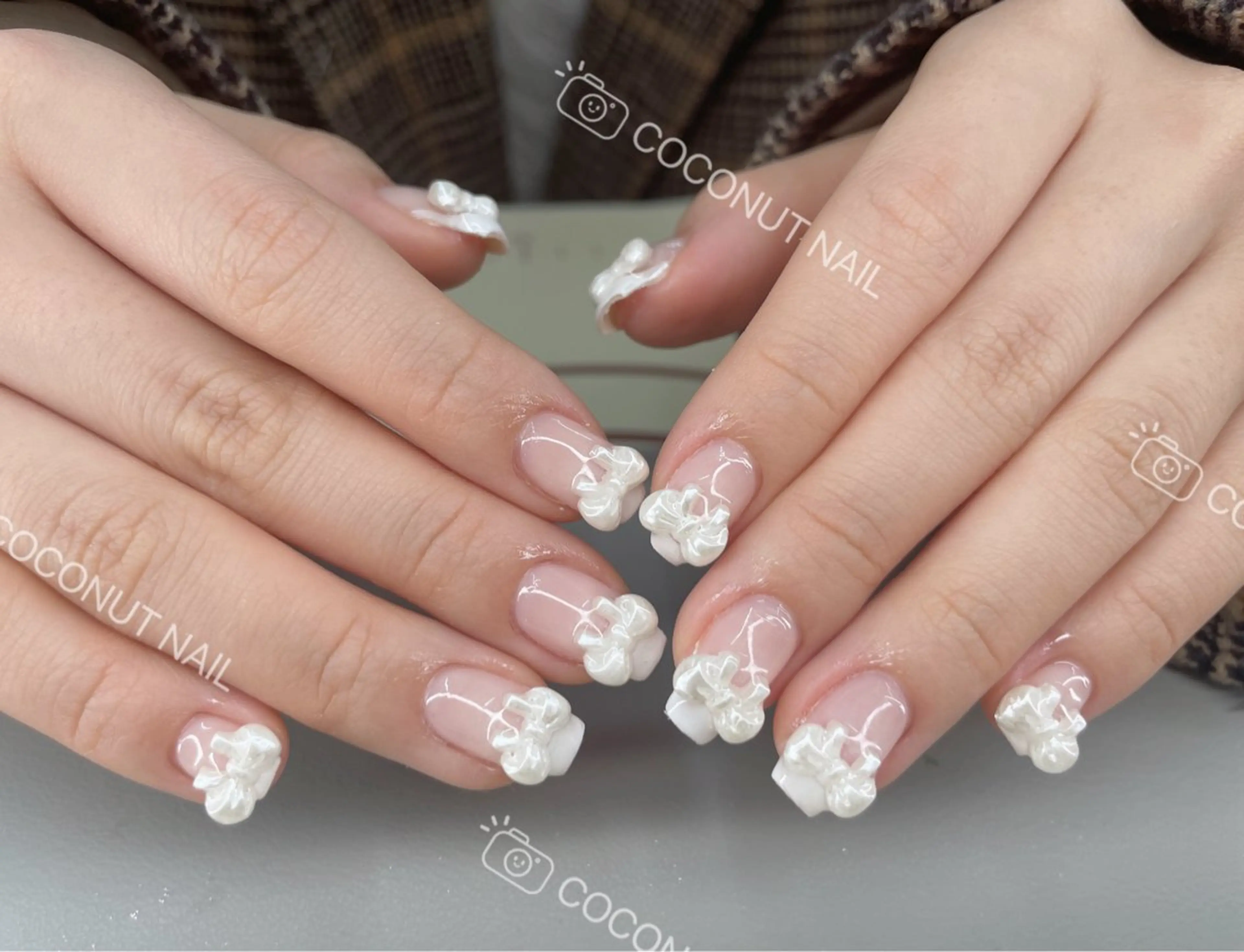ネイル ハンドネイル 神田 ココナッツのネイルデザイン