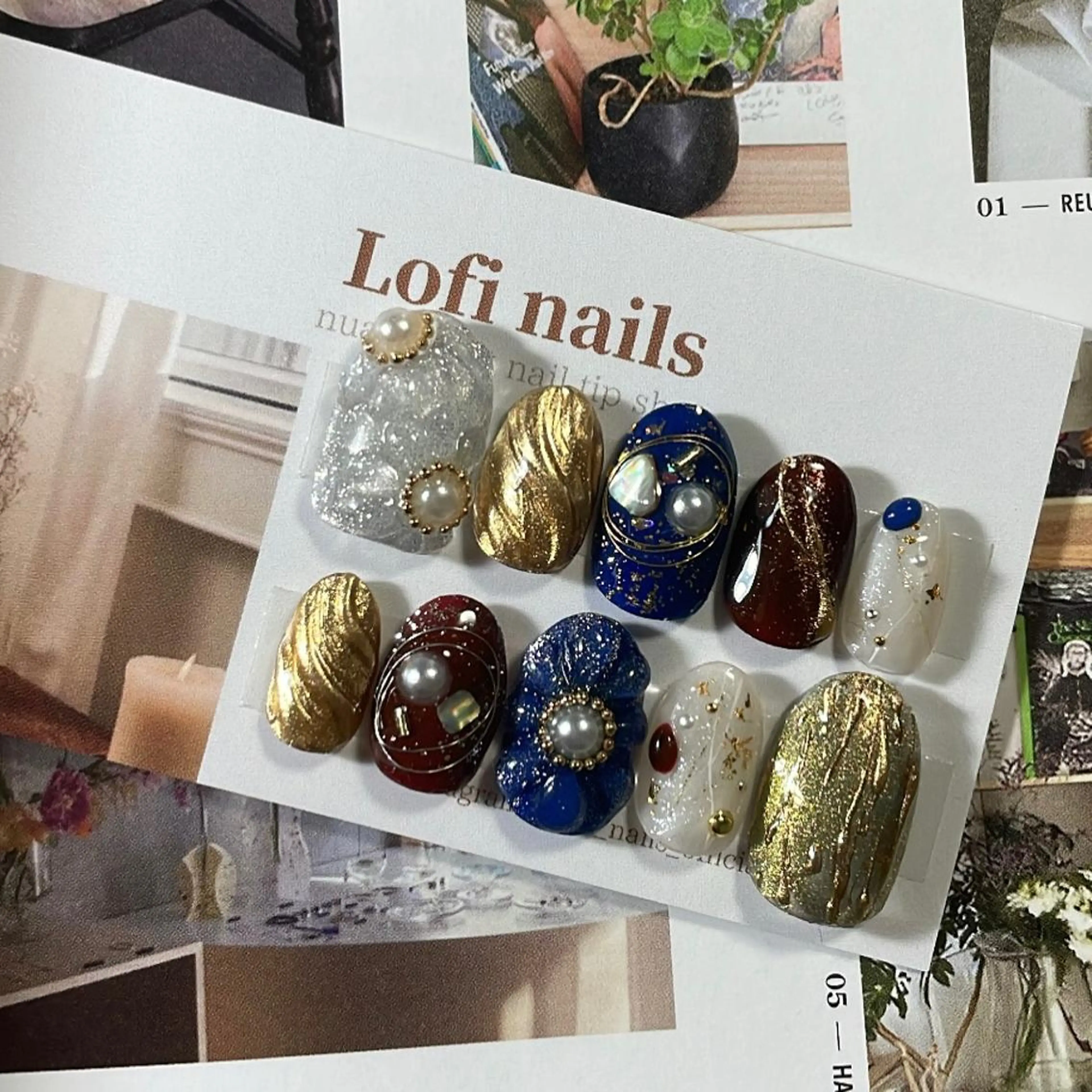 ミディアム ネイル 似合わせカット その他(ネイル) Lofi nails ゆきこのネイルデザイン