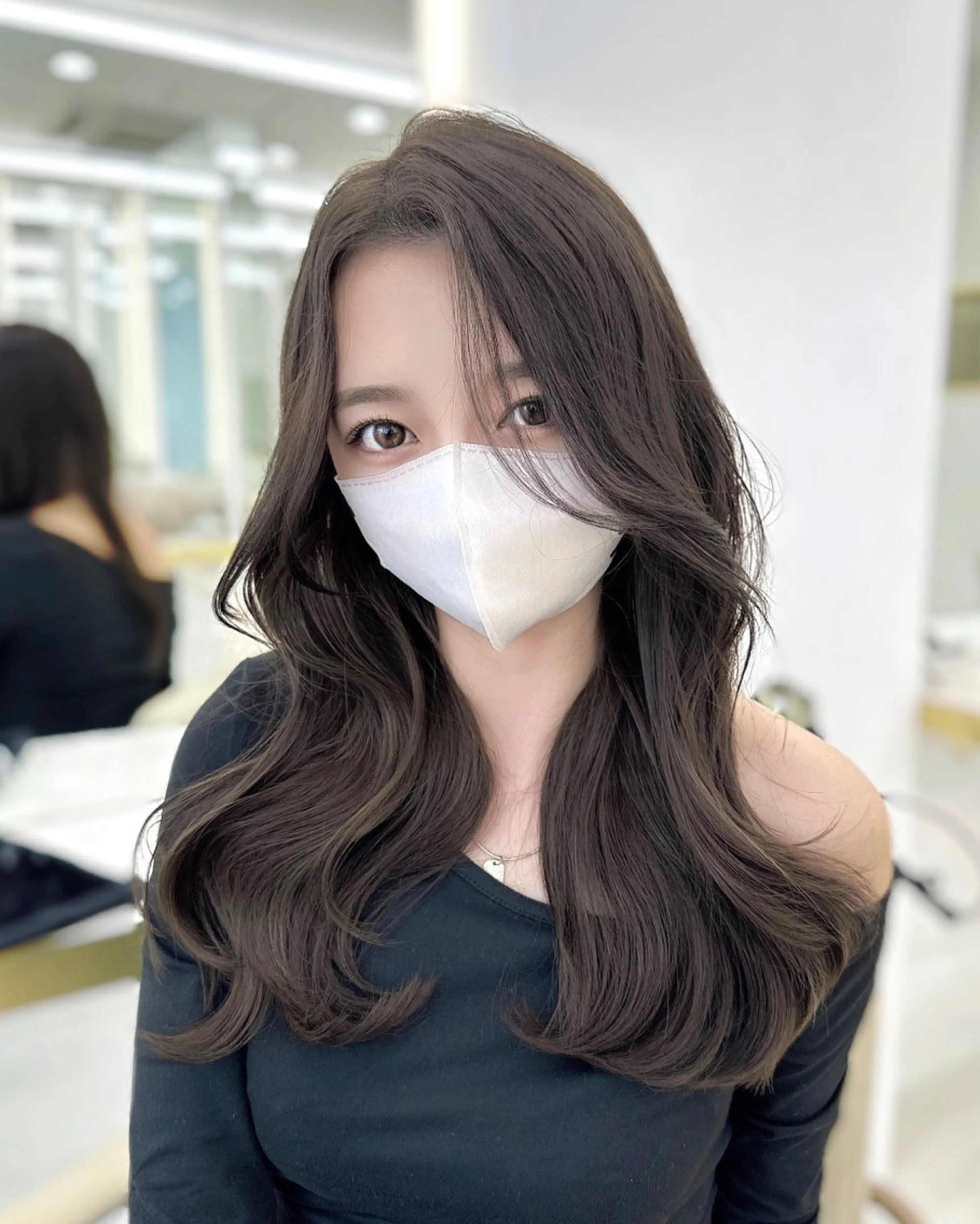 ロング レイヤーカット ヘアカラー 似合わせ/レイヤー /顔まわり/池田歩樹のヘアスタイル