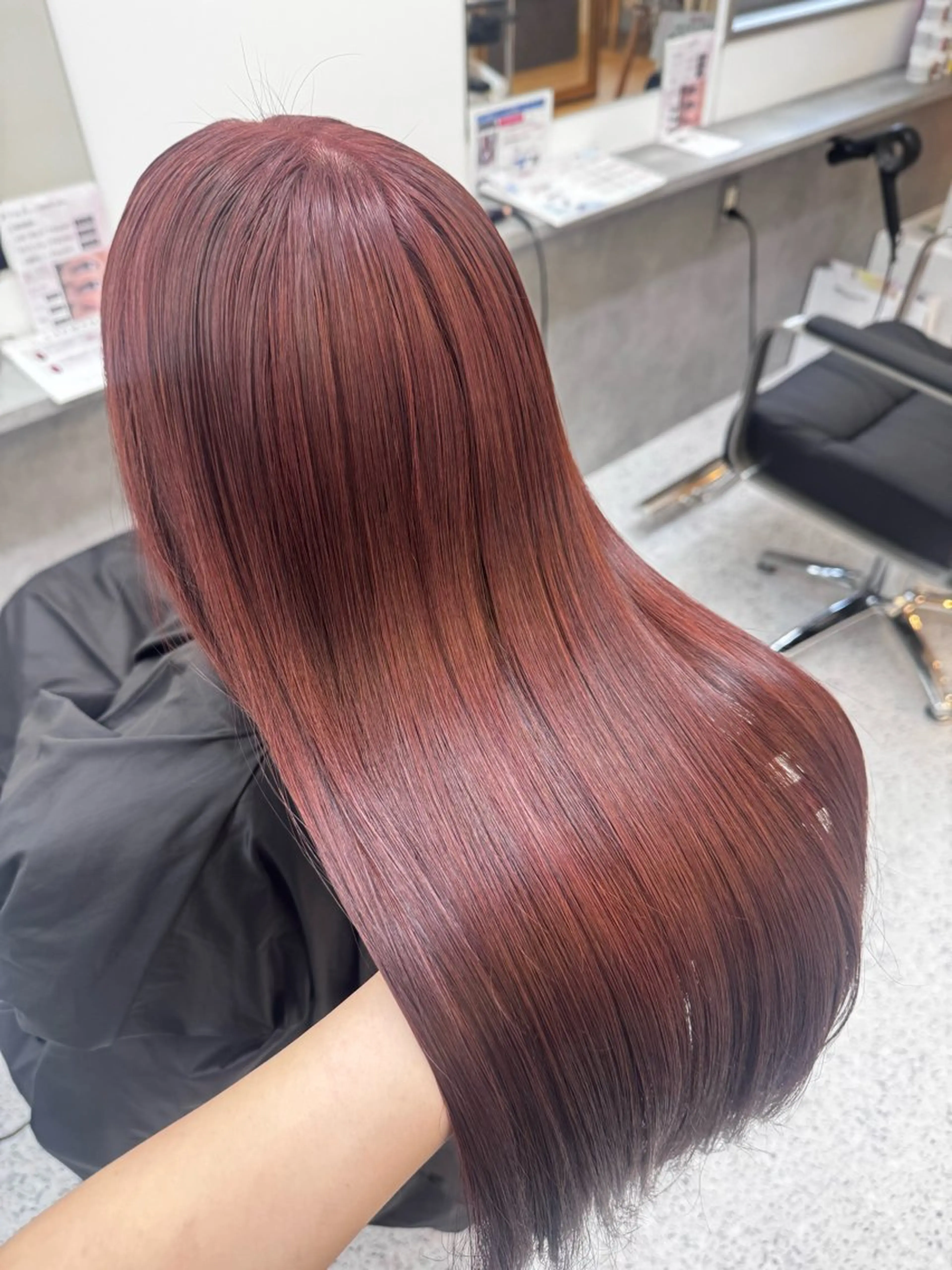 ロング カット ヘアカラー カットカラー🩷 五島桜樫のヘアスタイル