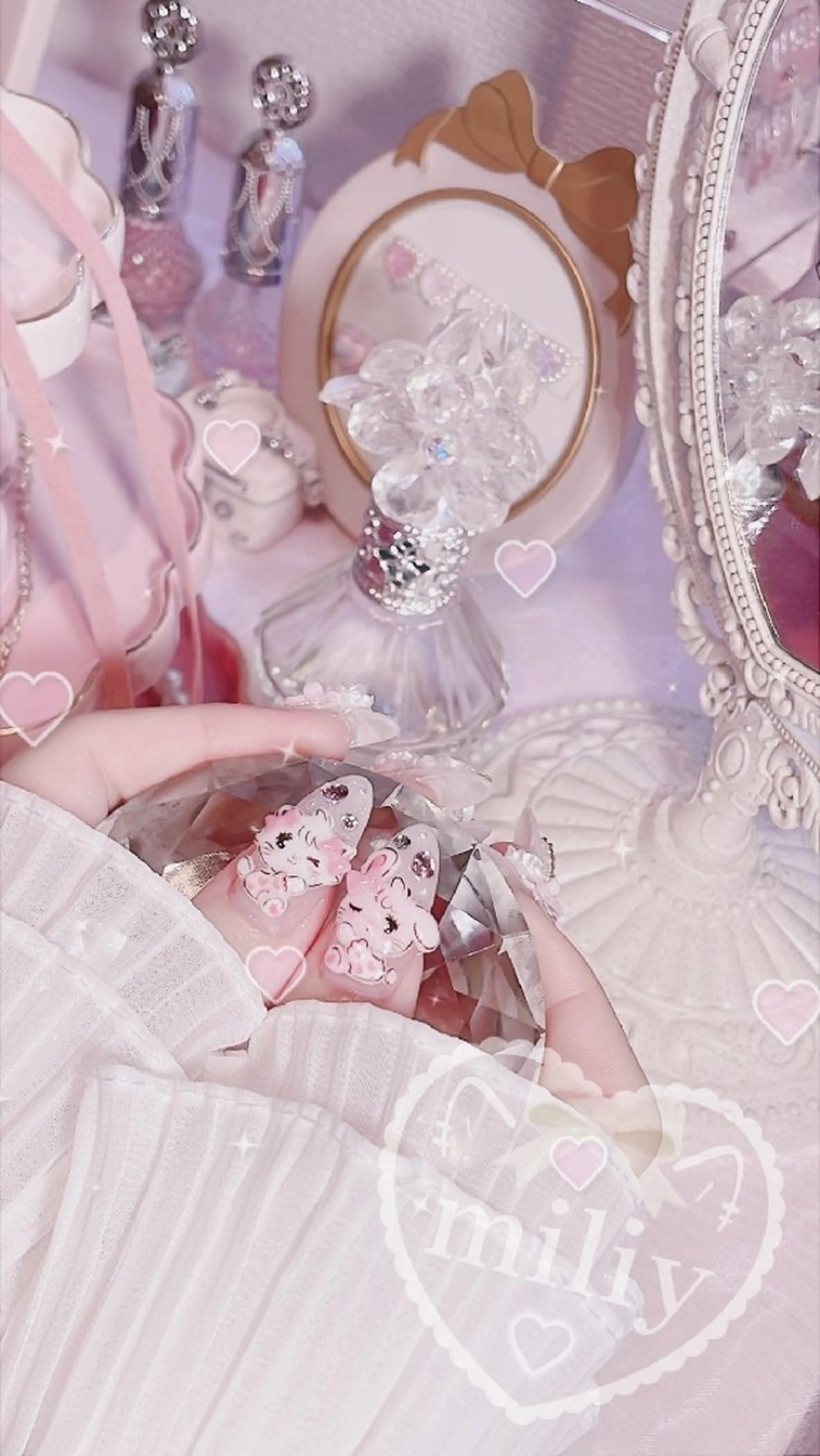 ネイル ワンホンネイル ハンドネイル miliy nail 🎀上尾のネイルデザイン