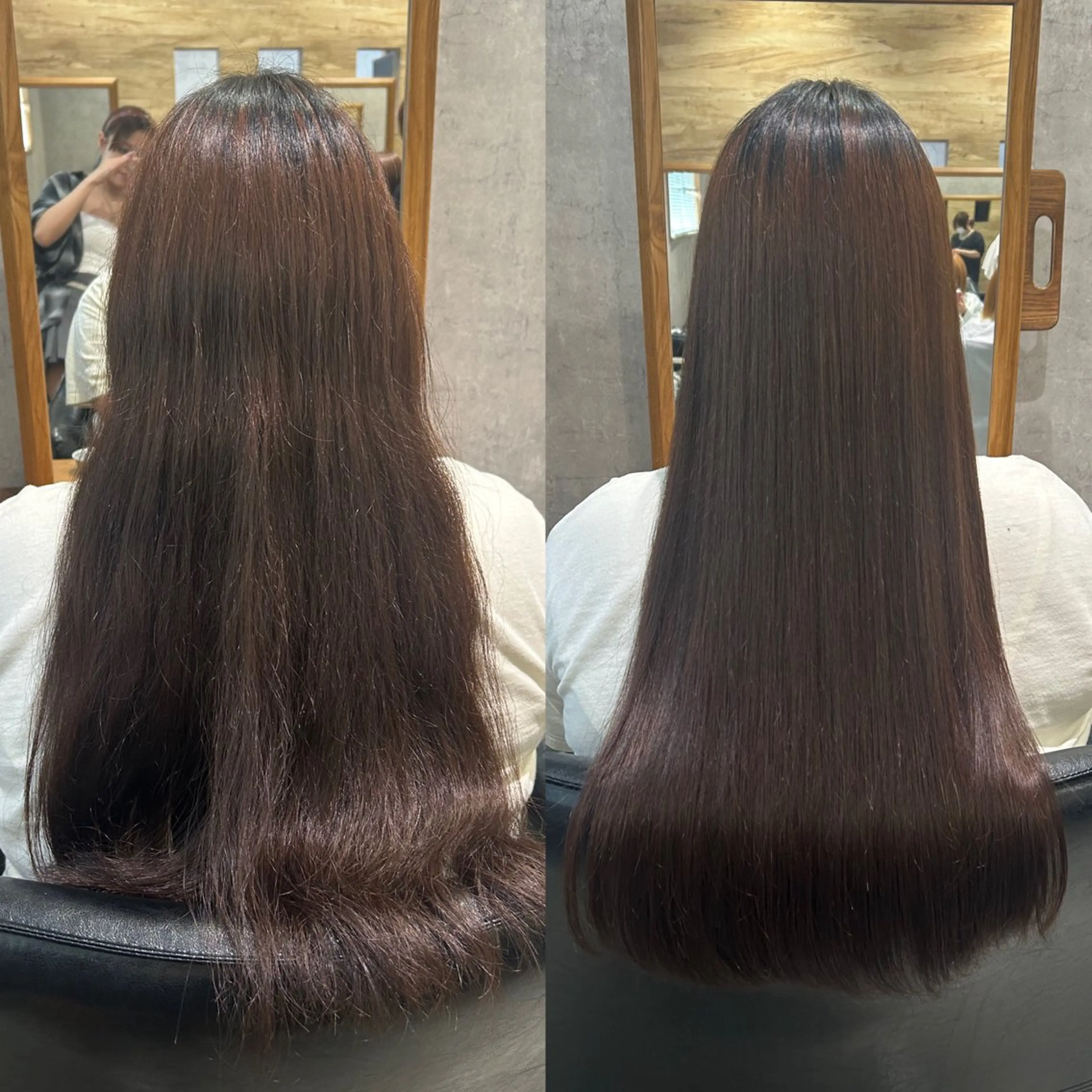 ロング パーマ 縮毛矯正 suri-ru hair【スリールヘアー】所属・FURUSAWA AOIのヘアスタイル