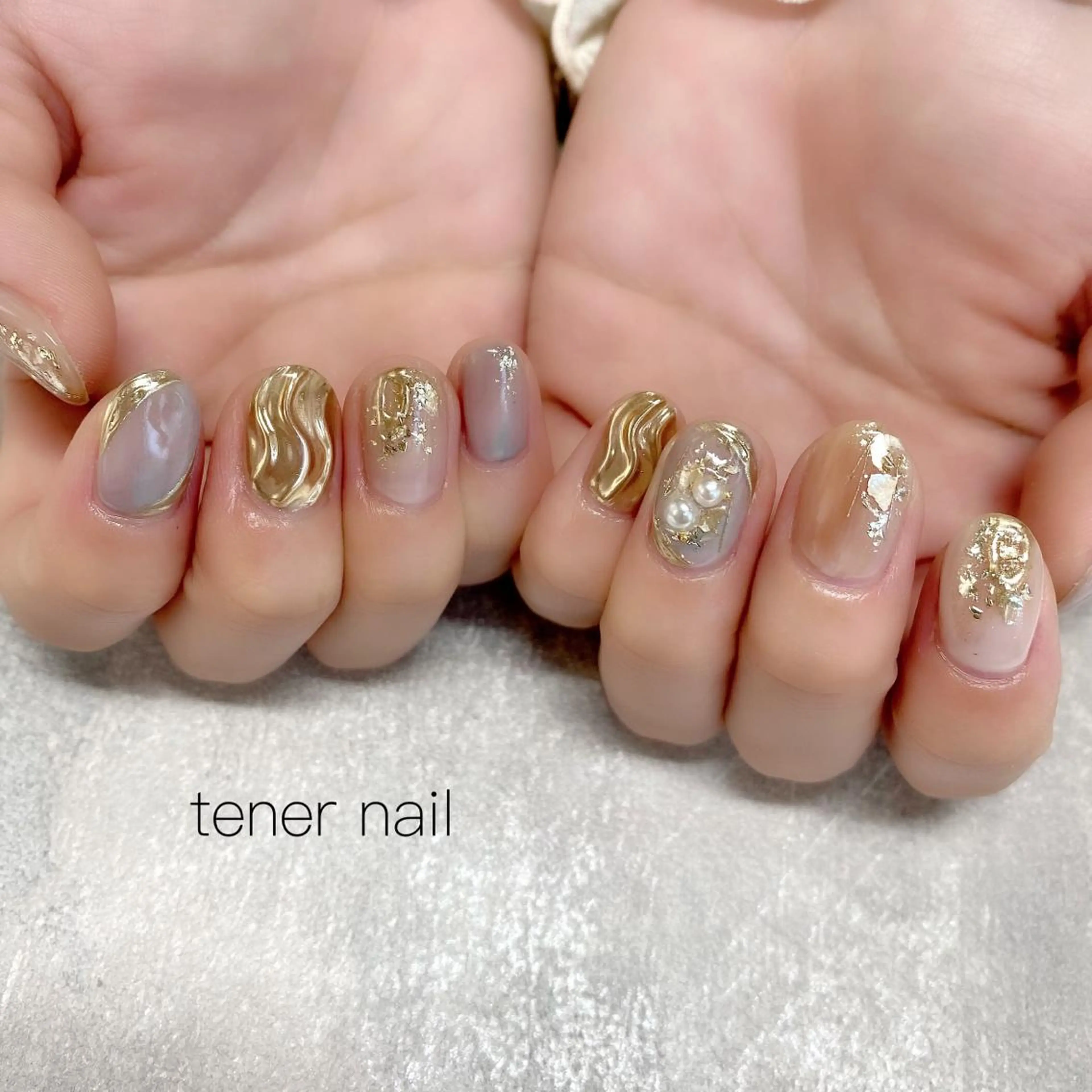ネイル ニュアンスネイル ブライダルネイル tener  nail  テネルネイル所属・テネルネイル tener nailのネイルデザイン