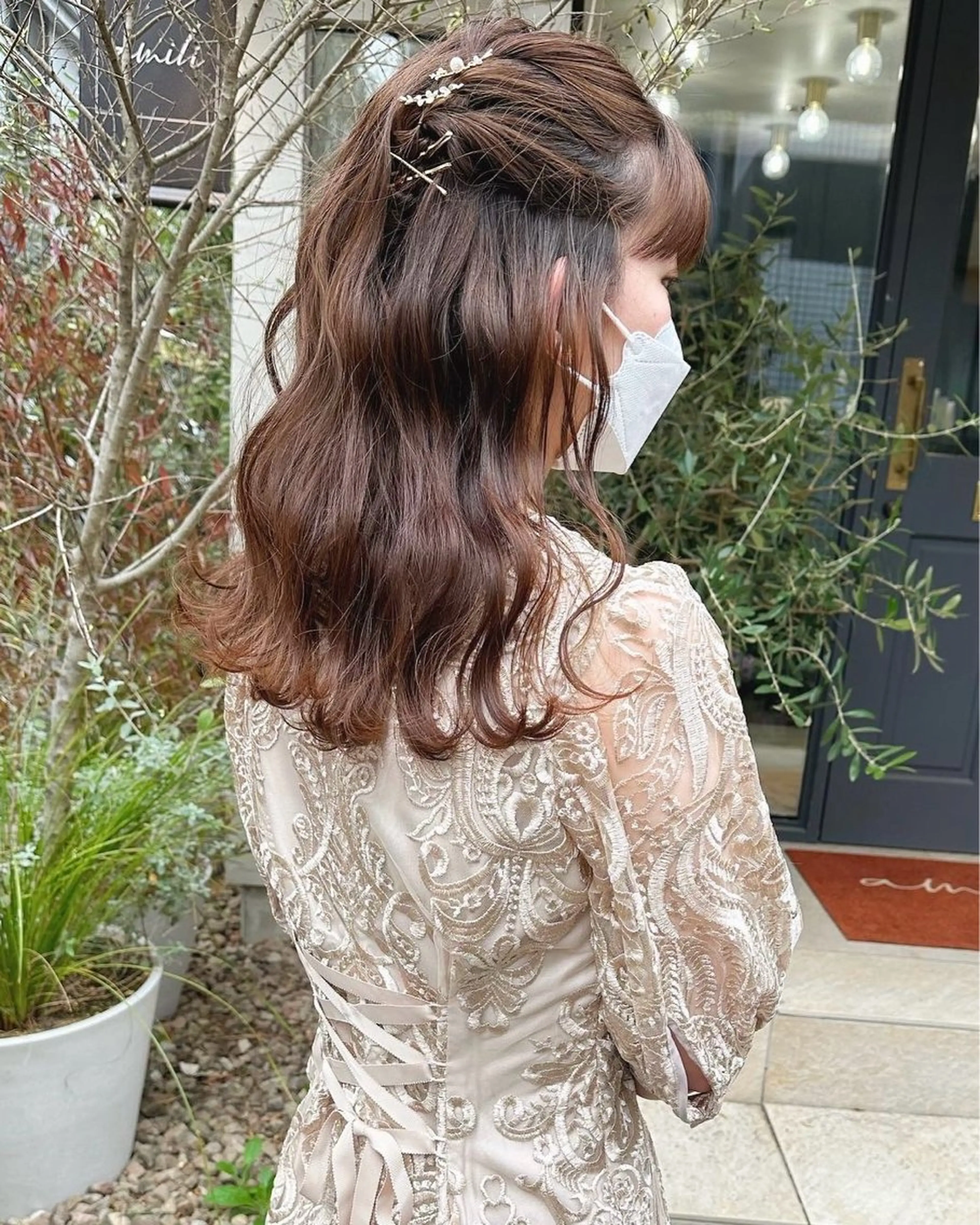 セミロング ヘアアレンジ ヘアセット レイヤーカット🪄 耳ツボ🎀Ayumiのヘアスタイル