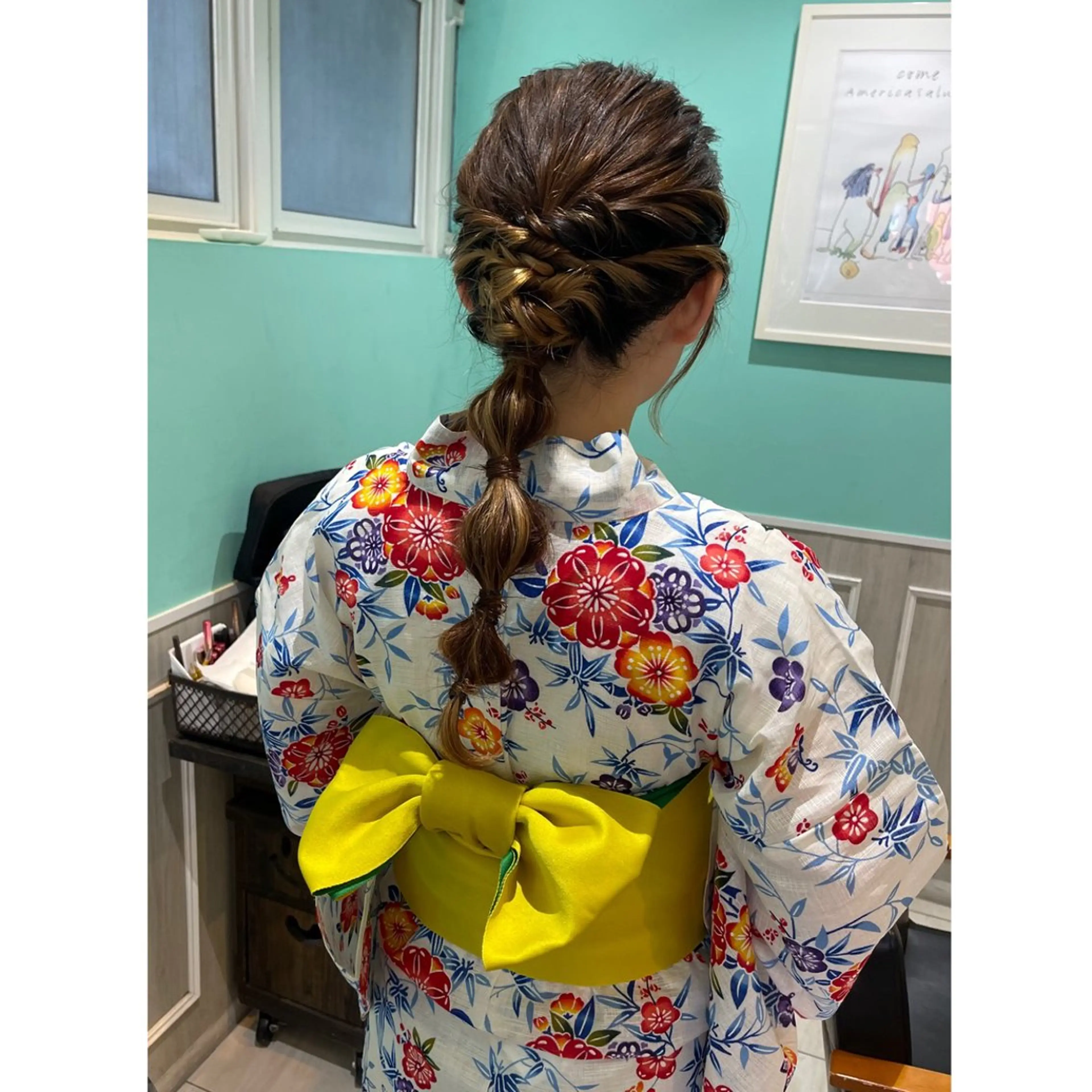 ロング カラー ヘアアレンジ 宮川 莉央のその他イメージ