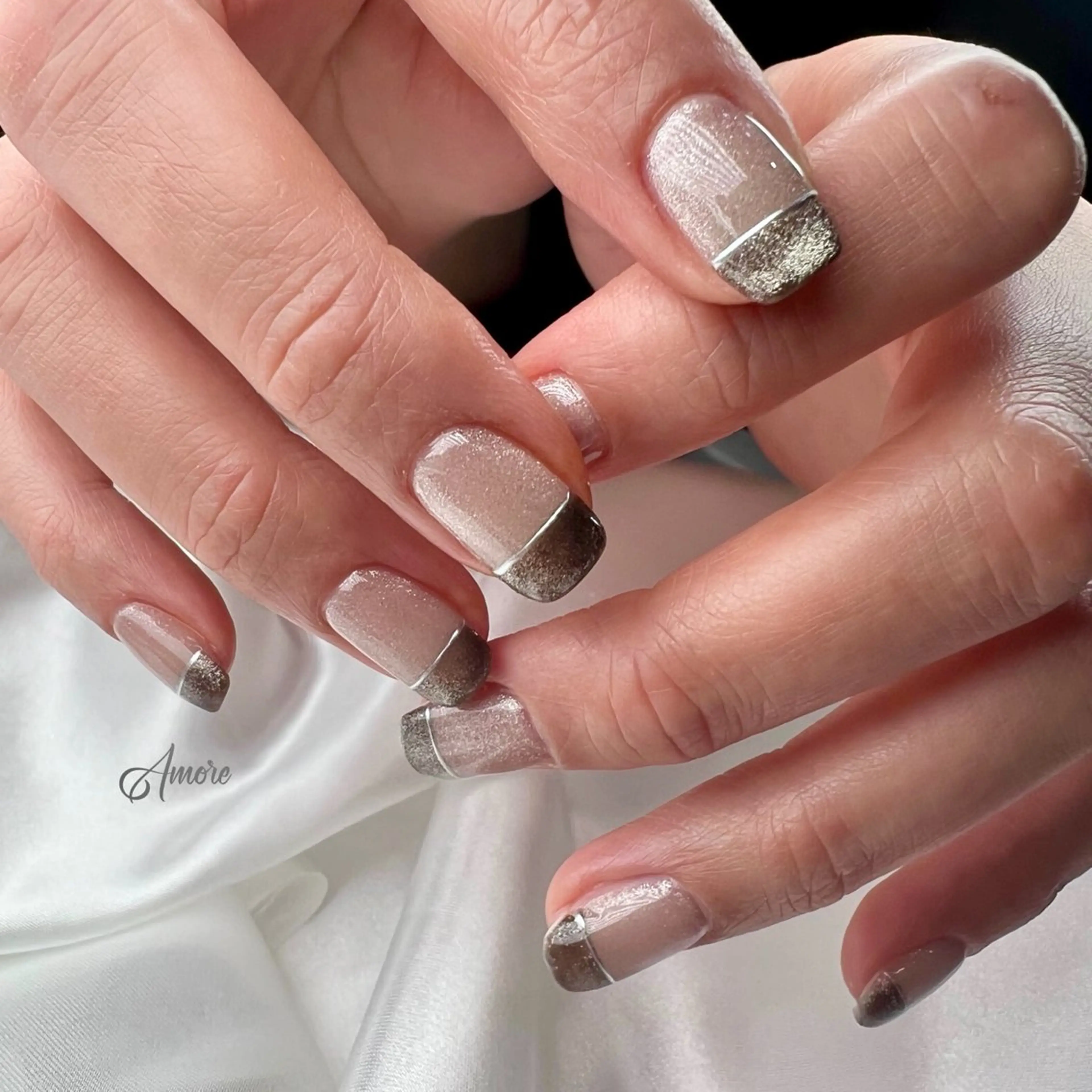 ネイル ジェルネイル キラキラネイル 韓国ネイル パラジェル バレンタイン You kyehwaのネイルデザイン