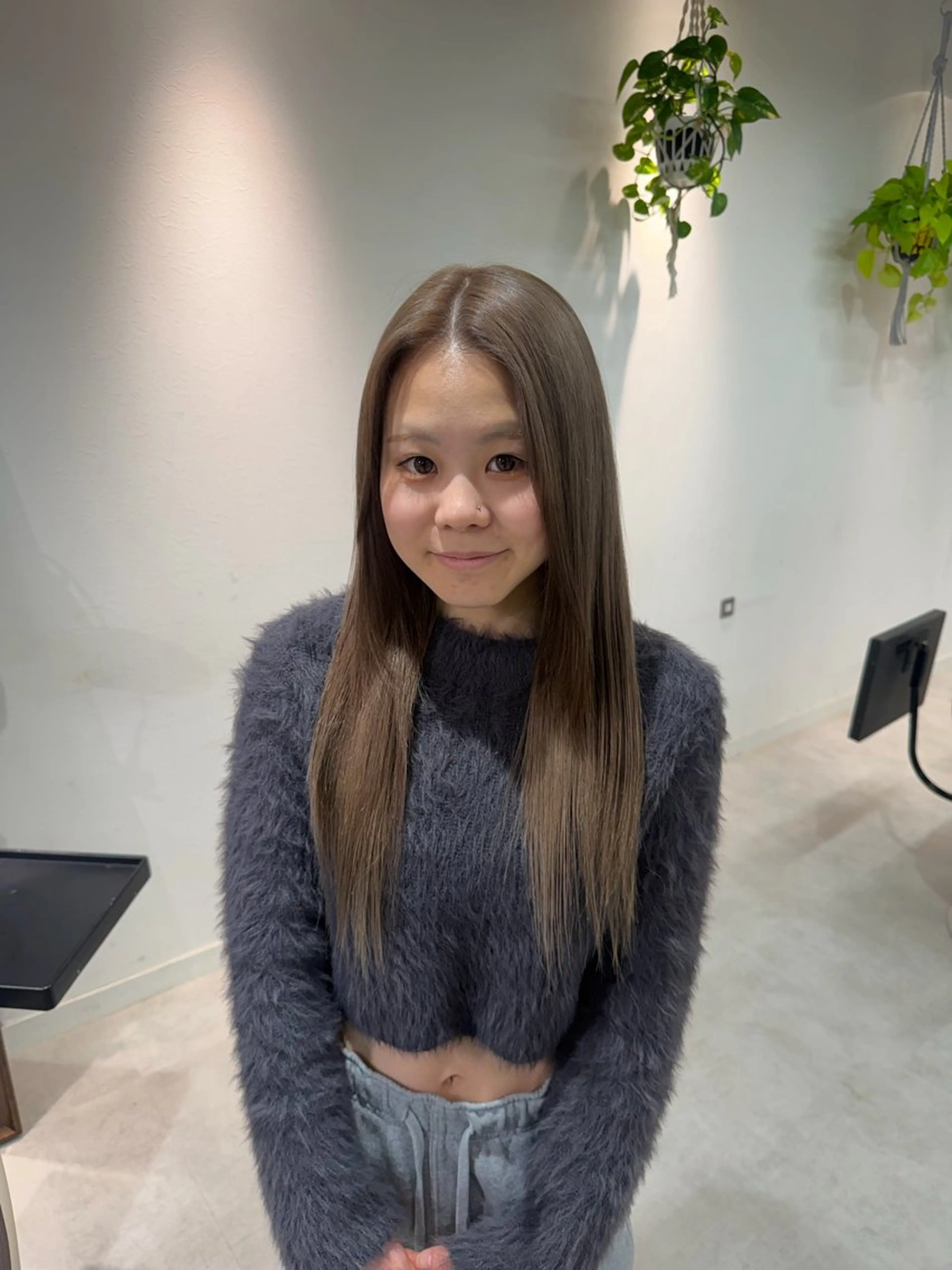 ロング カラー カラー まなみのヘアスタイル