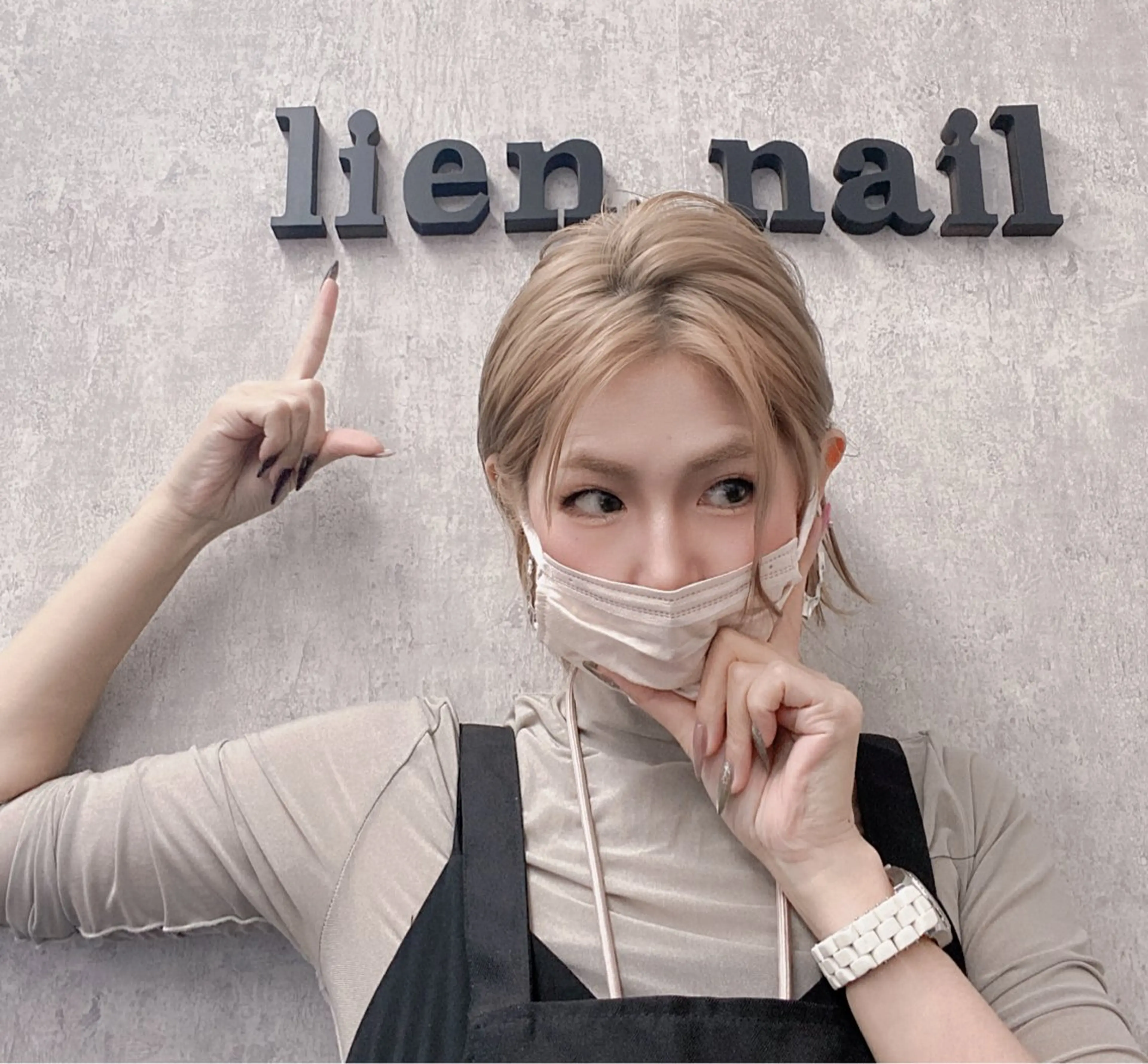 ネイル ニュアンスネイル シンプルネイル Lien nail所属・Lien nail .Haniのネイルデザイン