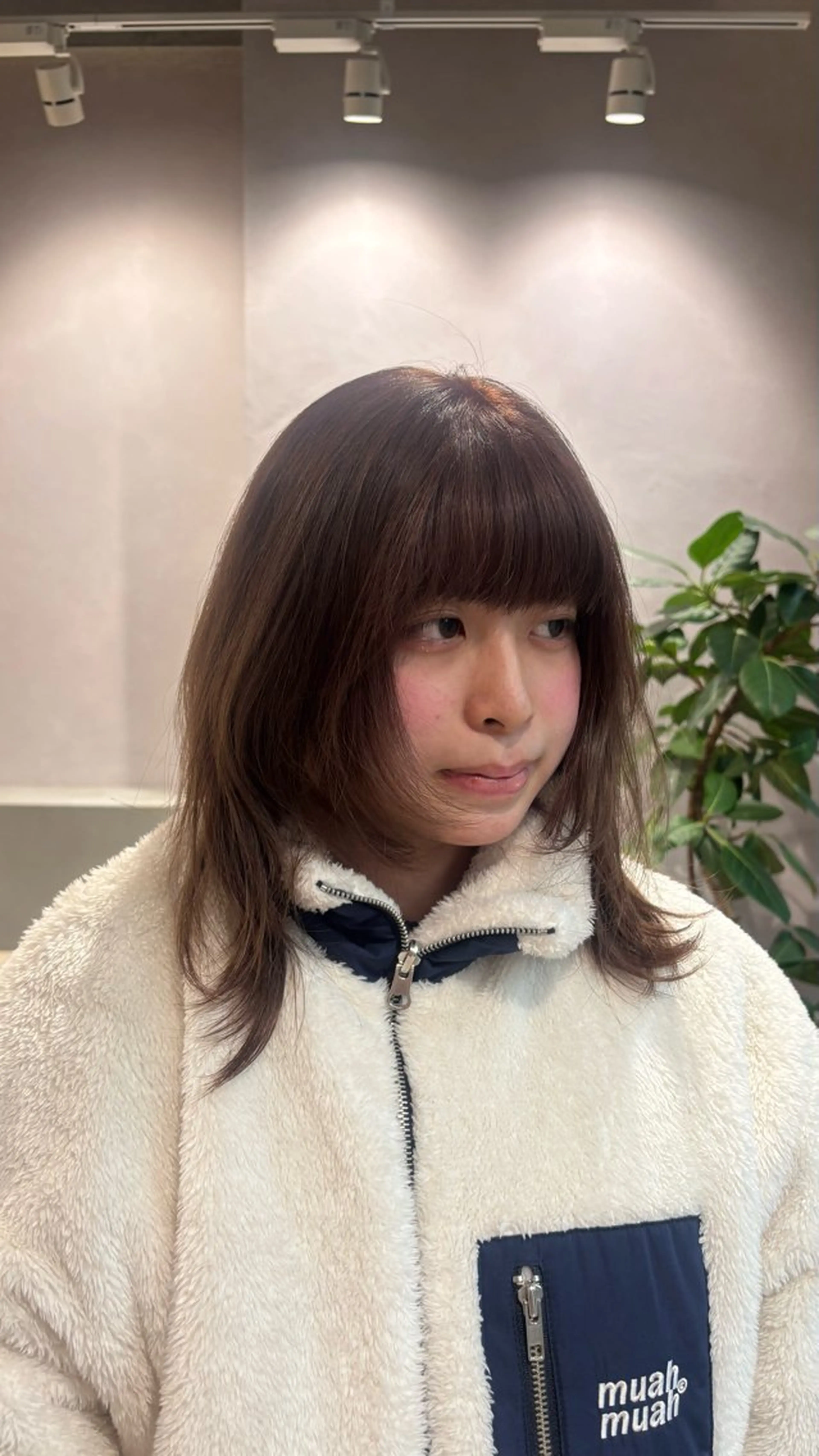 セミロング ヘアカラー unami omotesando所属・艶髪໒꒱/透明感 カラー🍀_そら🪽のヘアスタイル