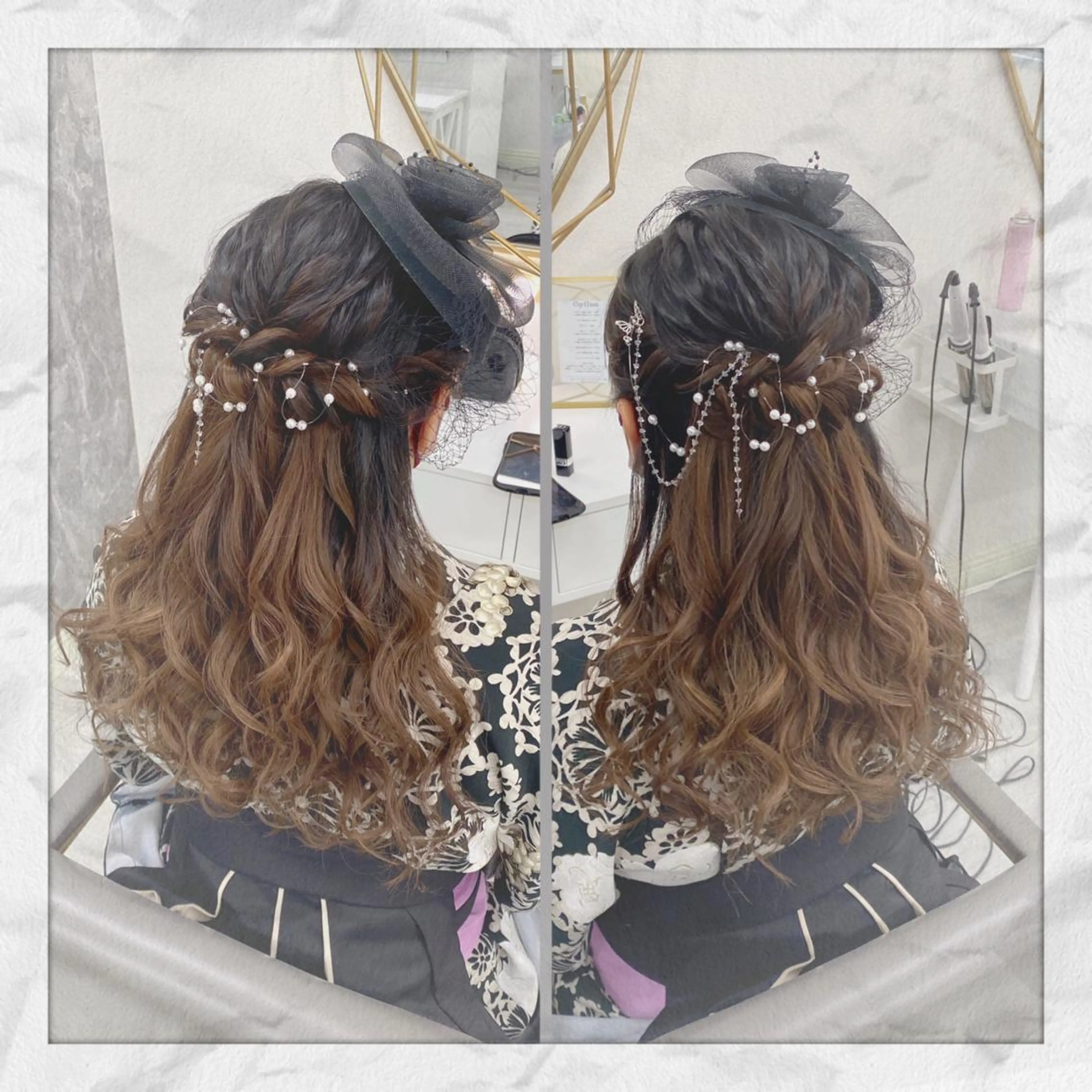 ロング ヘアアレンジ ヘアセット ヘアセット/着付け 𓇼 松本 夏美𓇼のヘアスタイル