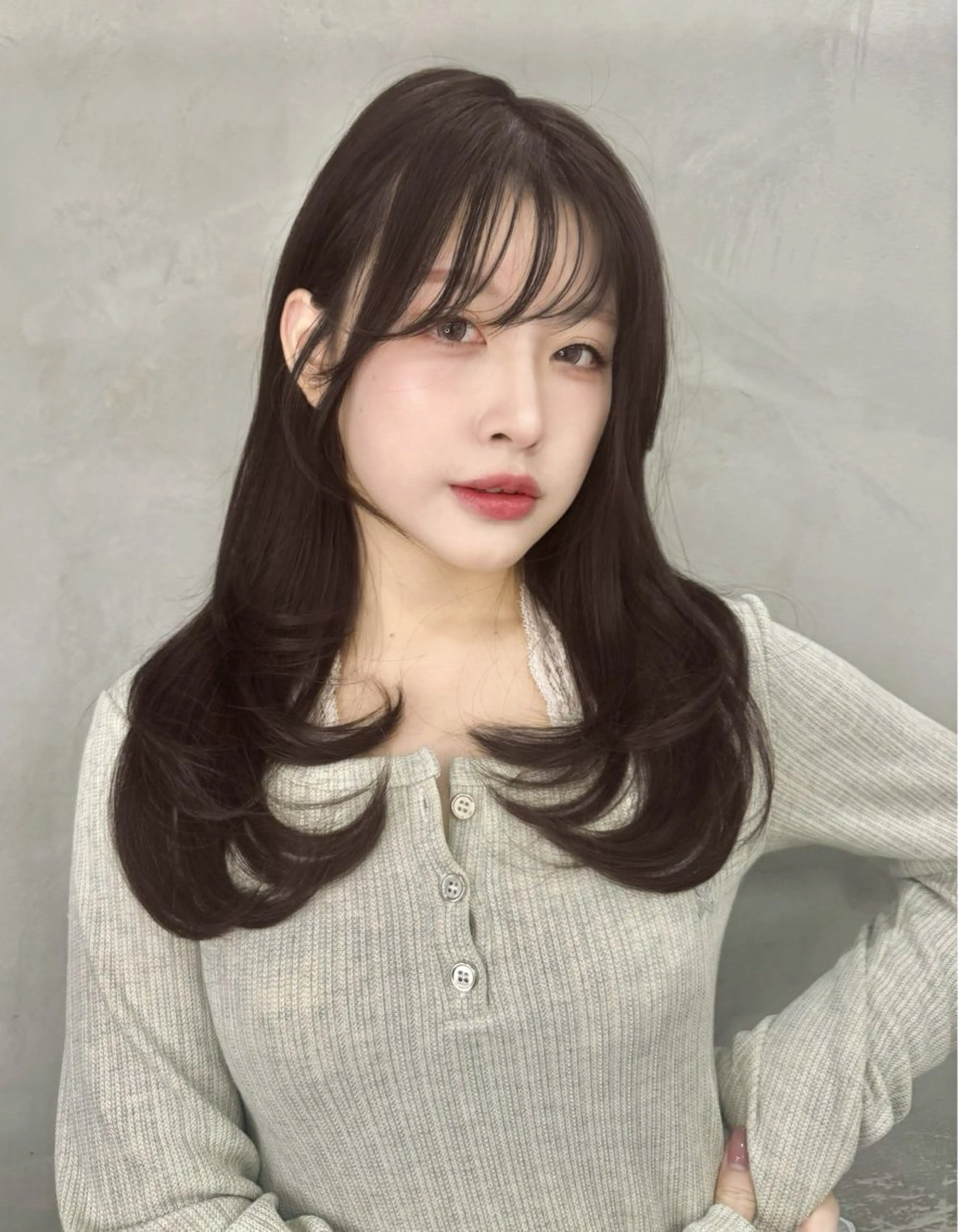 ロング mina/さいたま市 縮毛矯正/韓国ヘアのヘアスタイル