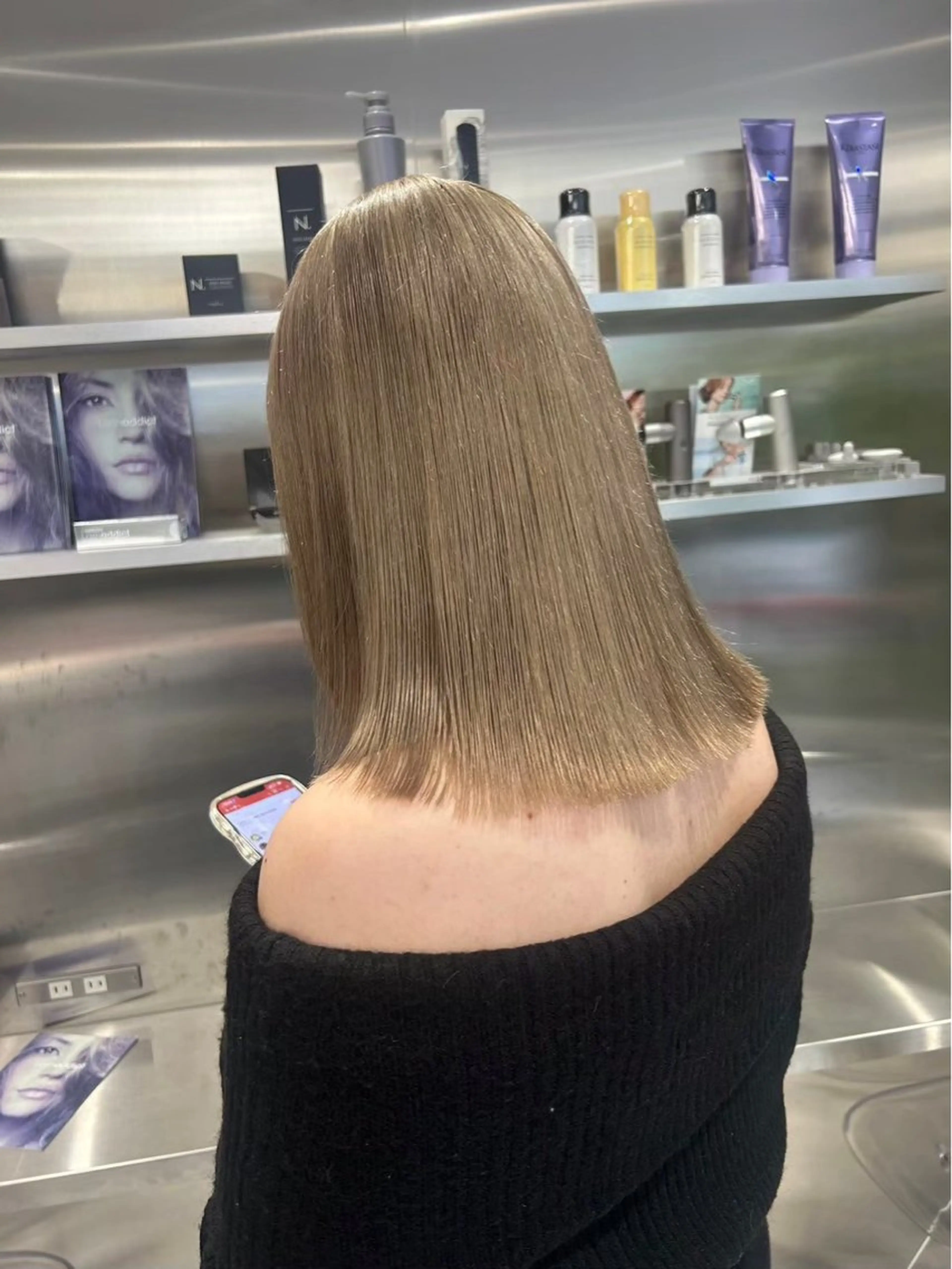 ショート カラー バレイヤージュ ブリーチ ケアブリーチ ダブルカラー イヤリングカラー ヘアカラー シャドウパーマ/ ルーズパーマ/メンズのヘアスタイル