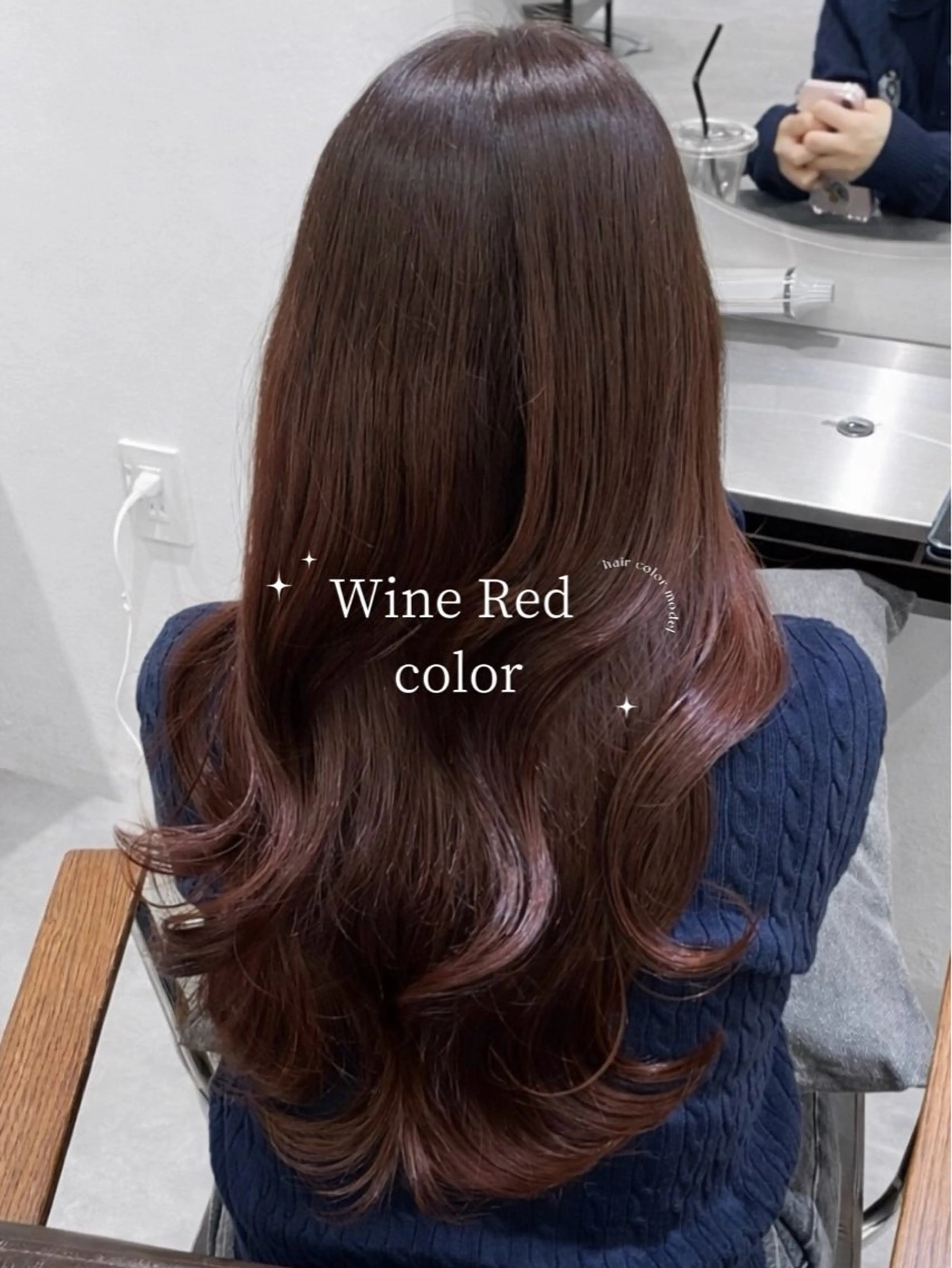 ロング カラー レッドカラー 髪質改善 ヘアカラー トリートメント AIRI🌸【梅田】 カラー /マツエクのマツエク・マツパデザイン