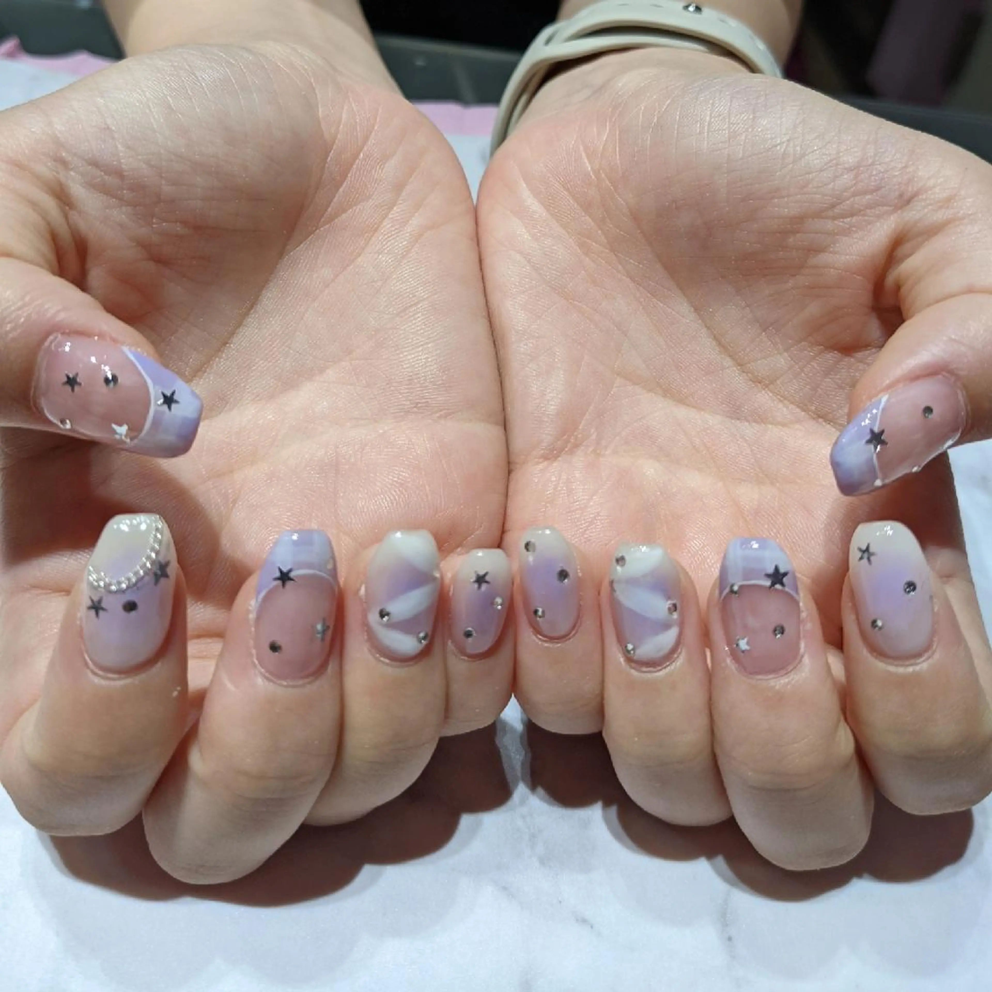 ネイル ハンドネイル あ きのネイルデザイン