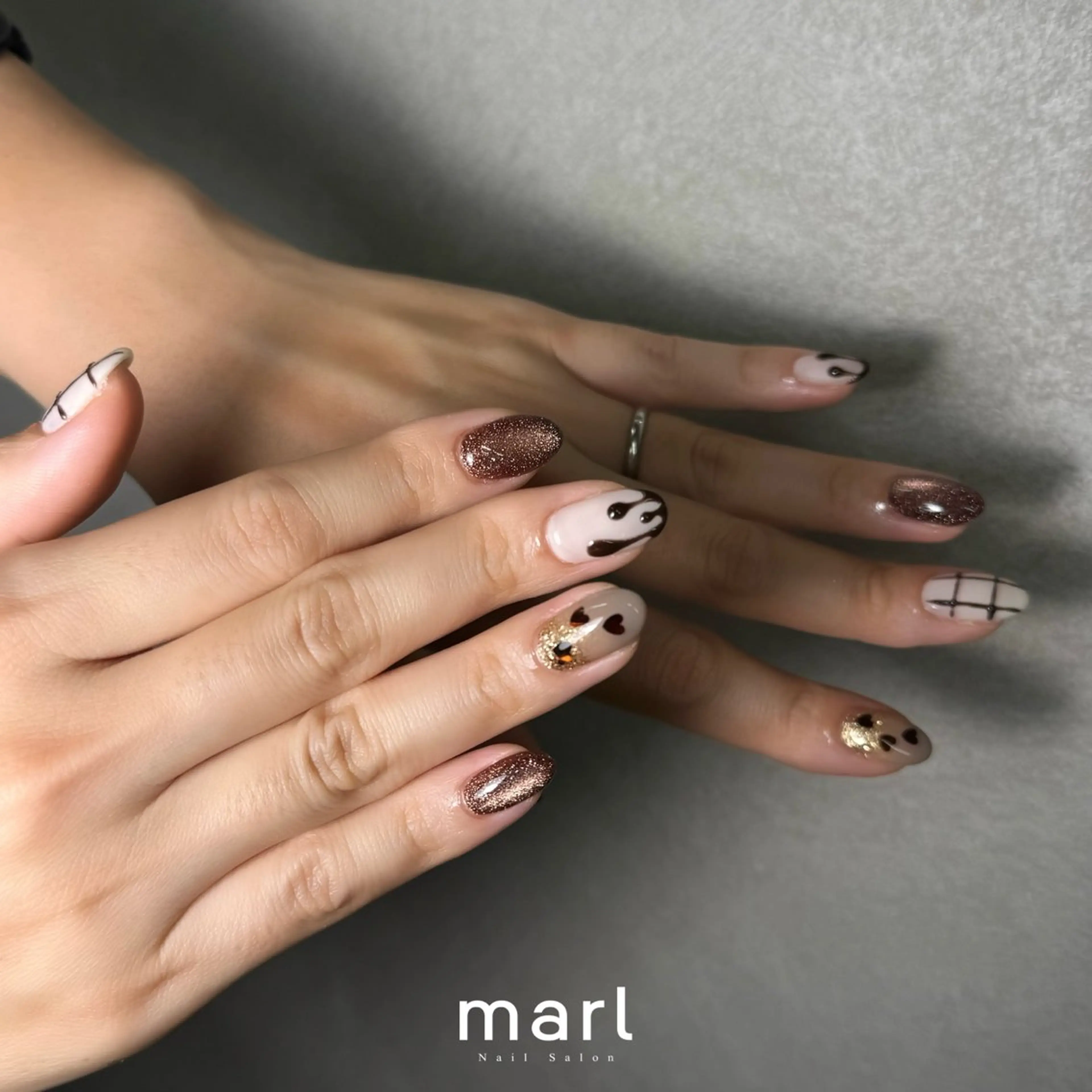 ネイル ハンドネイル marl -Msisnailsalon-甲子園店所属・marl 甲子園店 aiのネイルデザイン