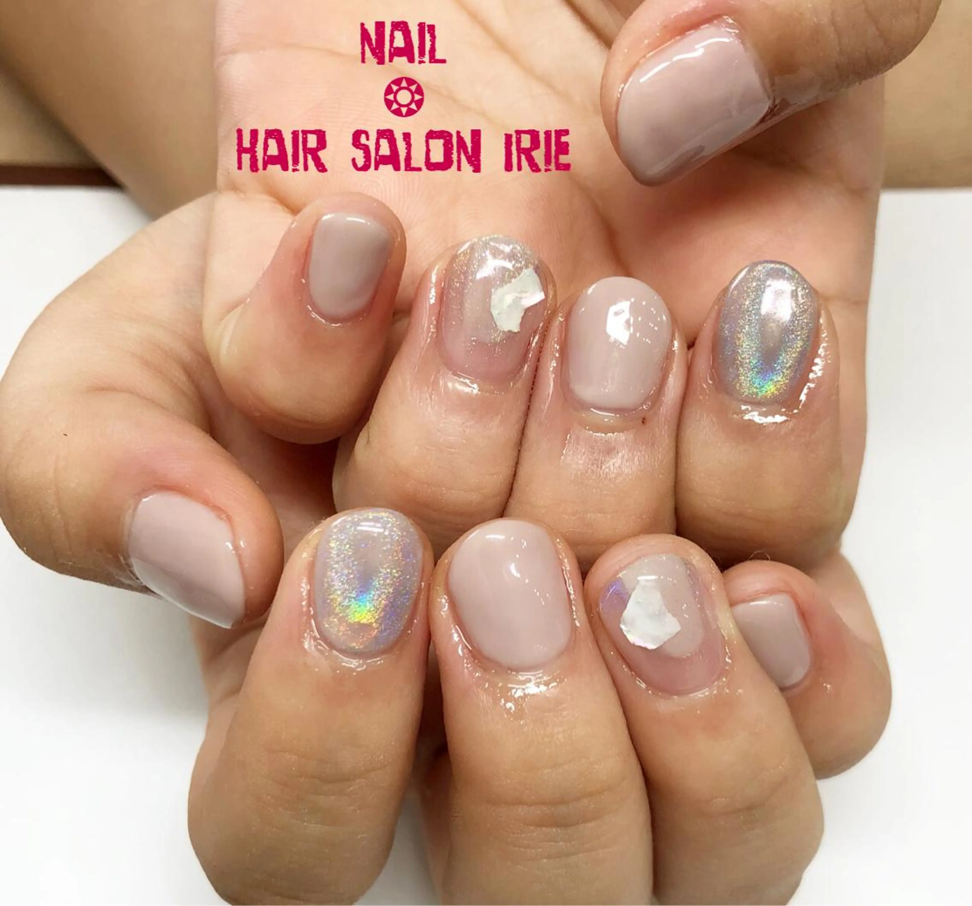 ネイル アートネイル シンプルネイル Hair salon Irie所属・與儀 知佳のネイルデザイン