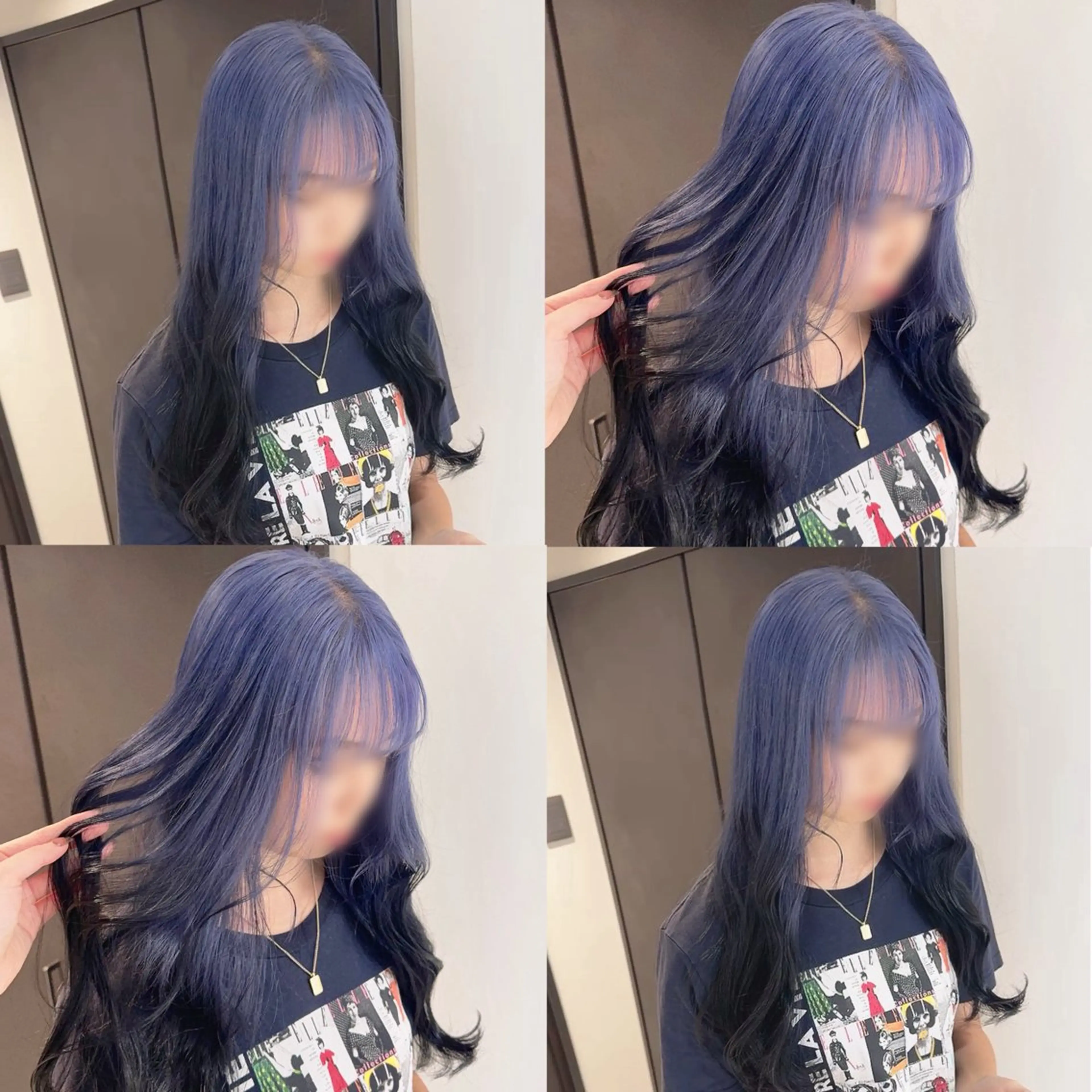 カラー ダブルカラー ヘアカラー トリートメント 渋谷:インナーカラー ／🍒エリカ🍒のヘアスタイル