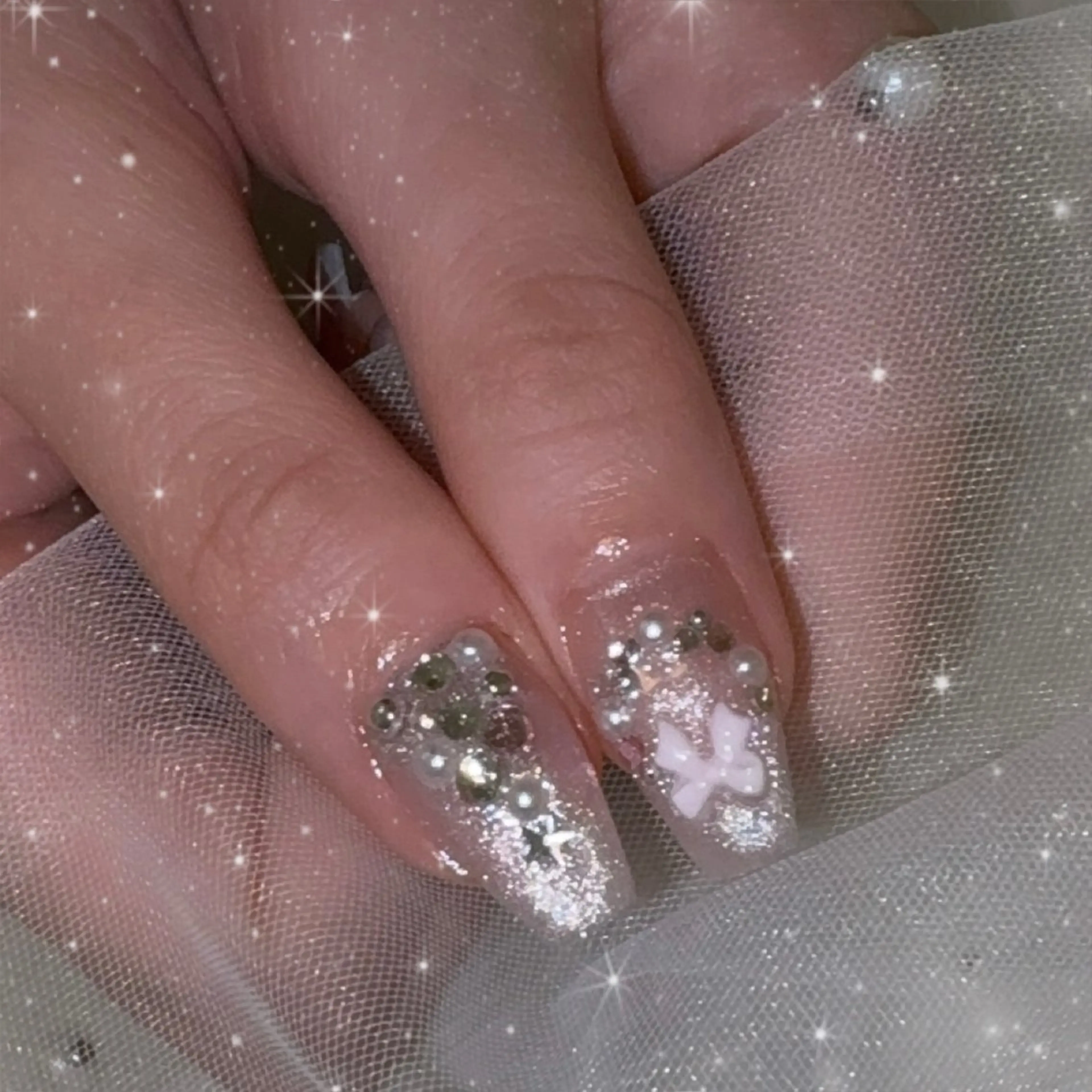 ネイル 冬ネイル クリスマス LUANA所属・LUANA ジュリのネイルデザイン