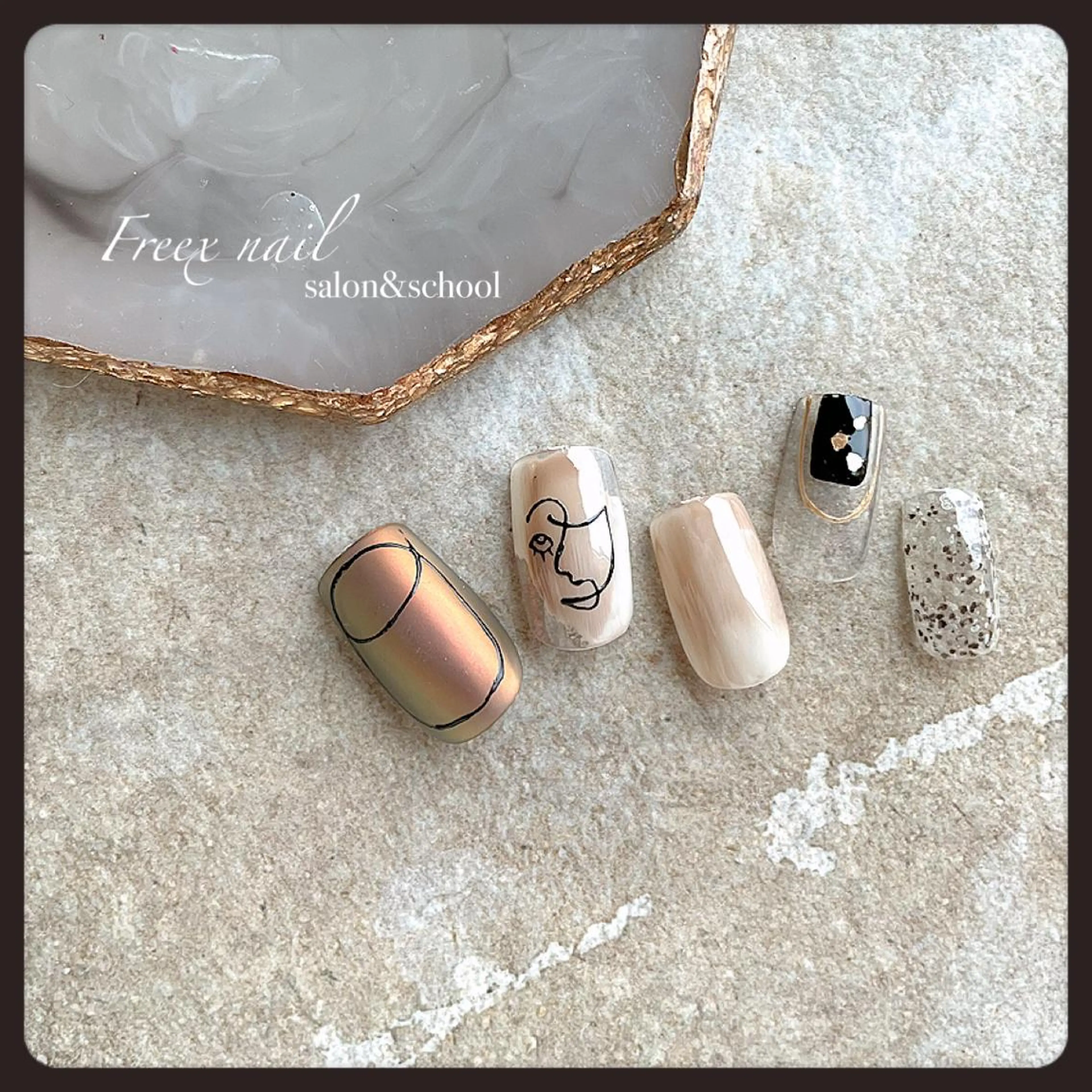 ネイル ハンドネイル ハンドケア Freex nail所属・freex nail /ニュアンス/個性派のネイルデザイン