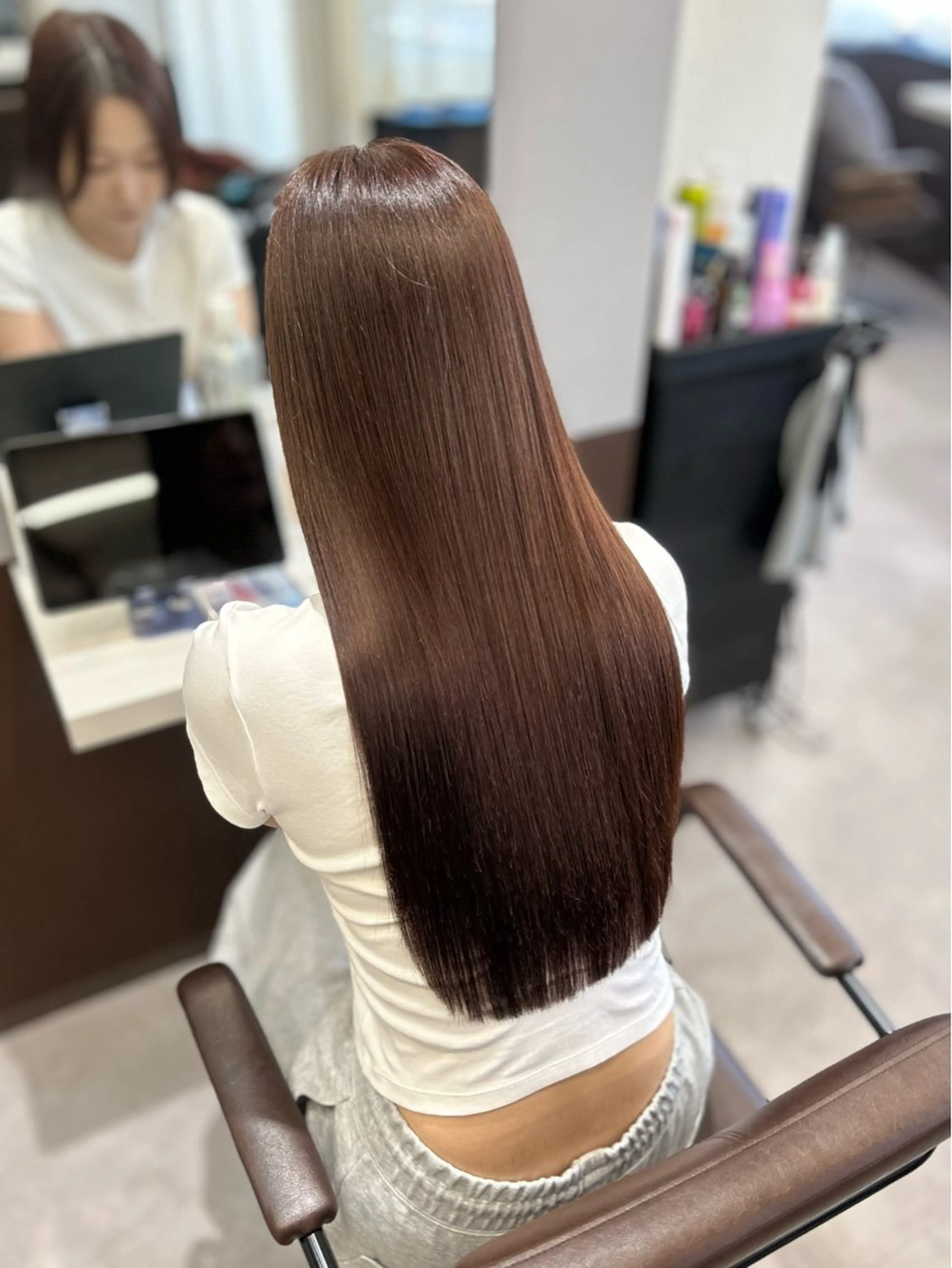 ロング カラー 韓国×髪質改善カラー 💎hinaのヘアスタイル