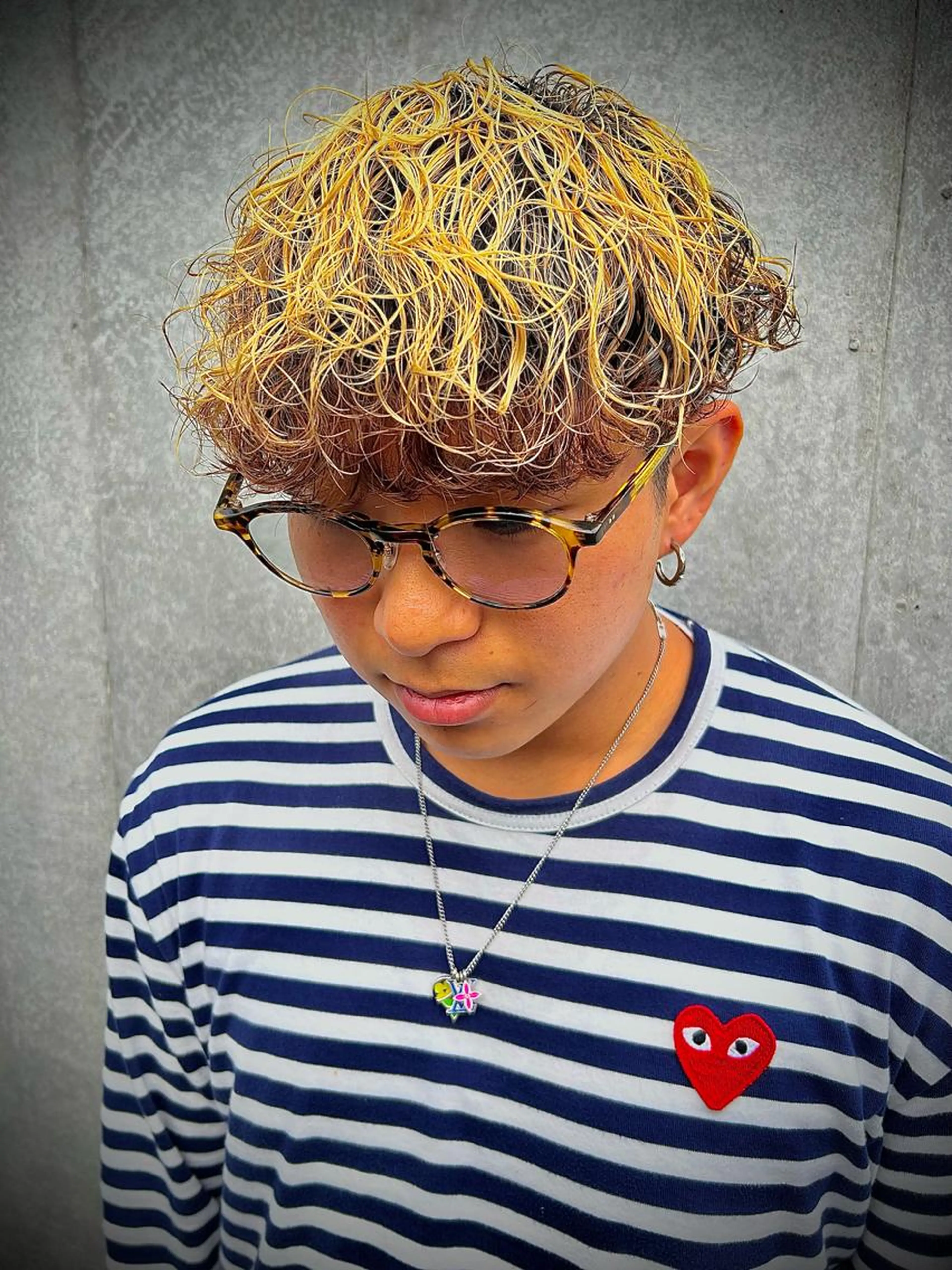 👑一気に垢抜け👑【フルコース】メンズカット+パーマ+フルカラーの写真