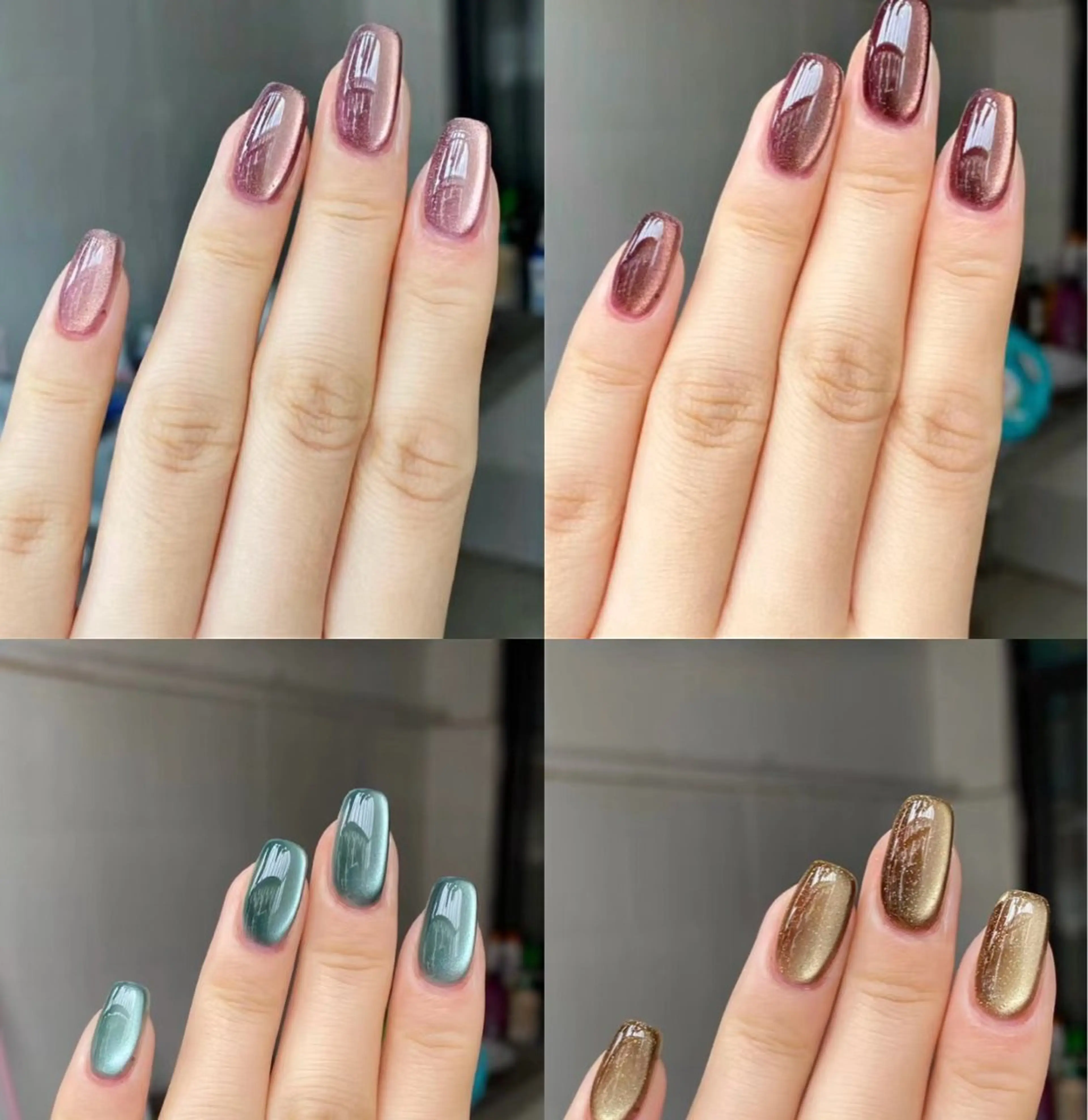 ネイル マグネットネイル ハンドネイル 【長さ出し】 IRIS NAILのネイルデザイン