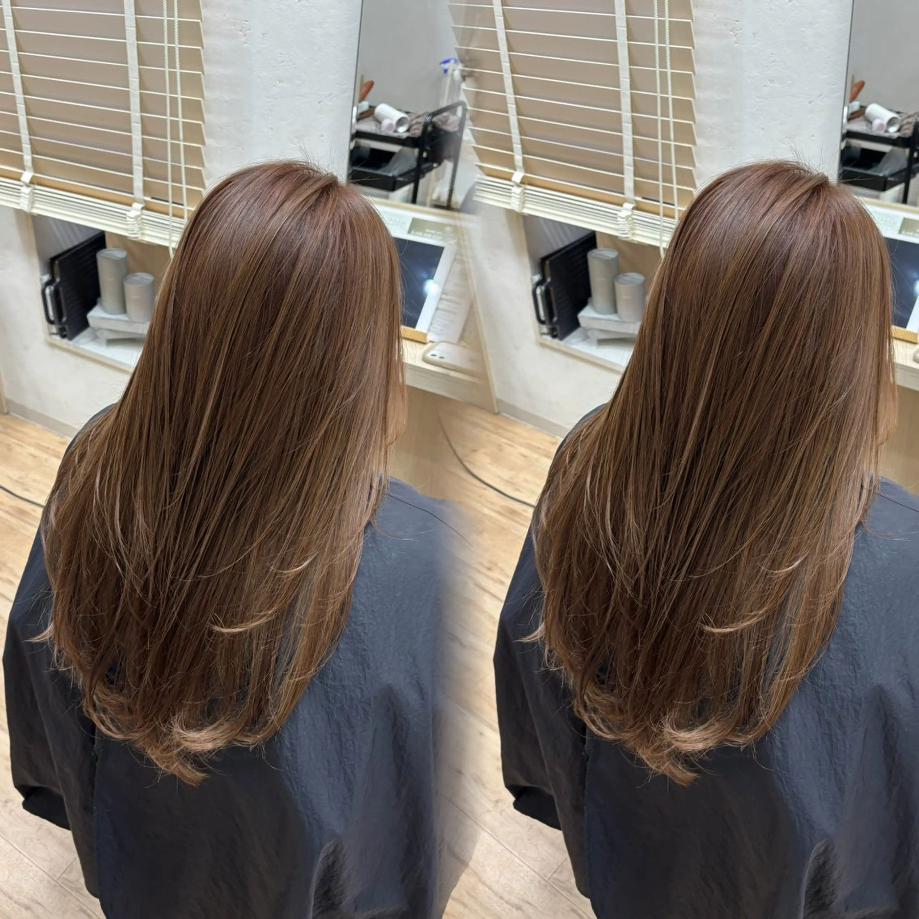 ロング カラー レイヤーカット カット ヘアカラー 葉南 /LIANのヘアスタイル