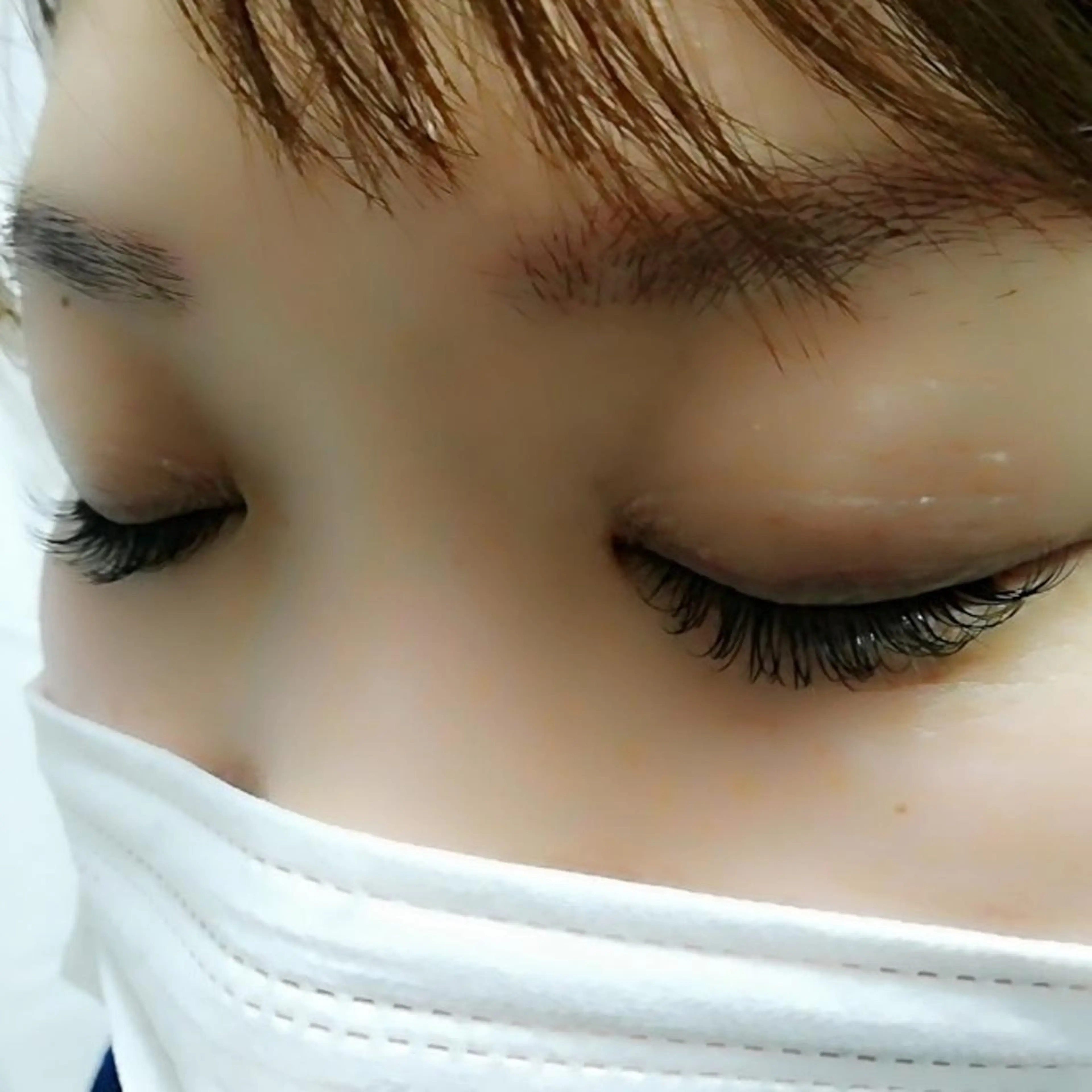 マツエク・マツパ 付け放題 フラットラッシュ ナチュラル セーブル 下まつげエクステ 吉岡 ゆうなのマツエク・マツパデザイン