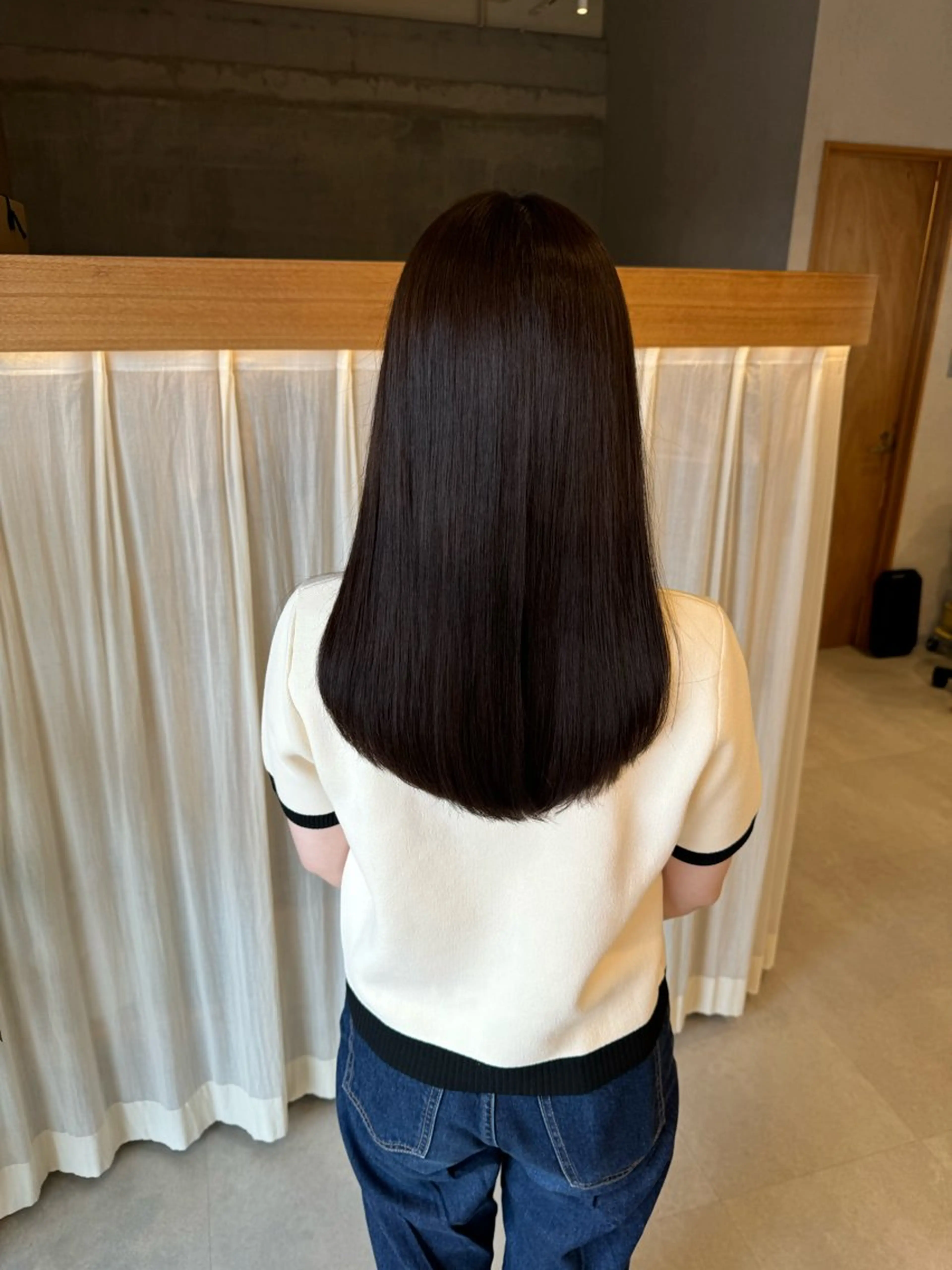 セミロング レイヤー/ボブパーマ /垢抜け/タクミのヘアスタイル