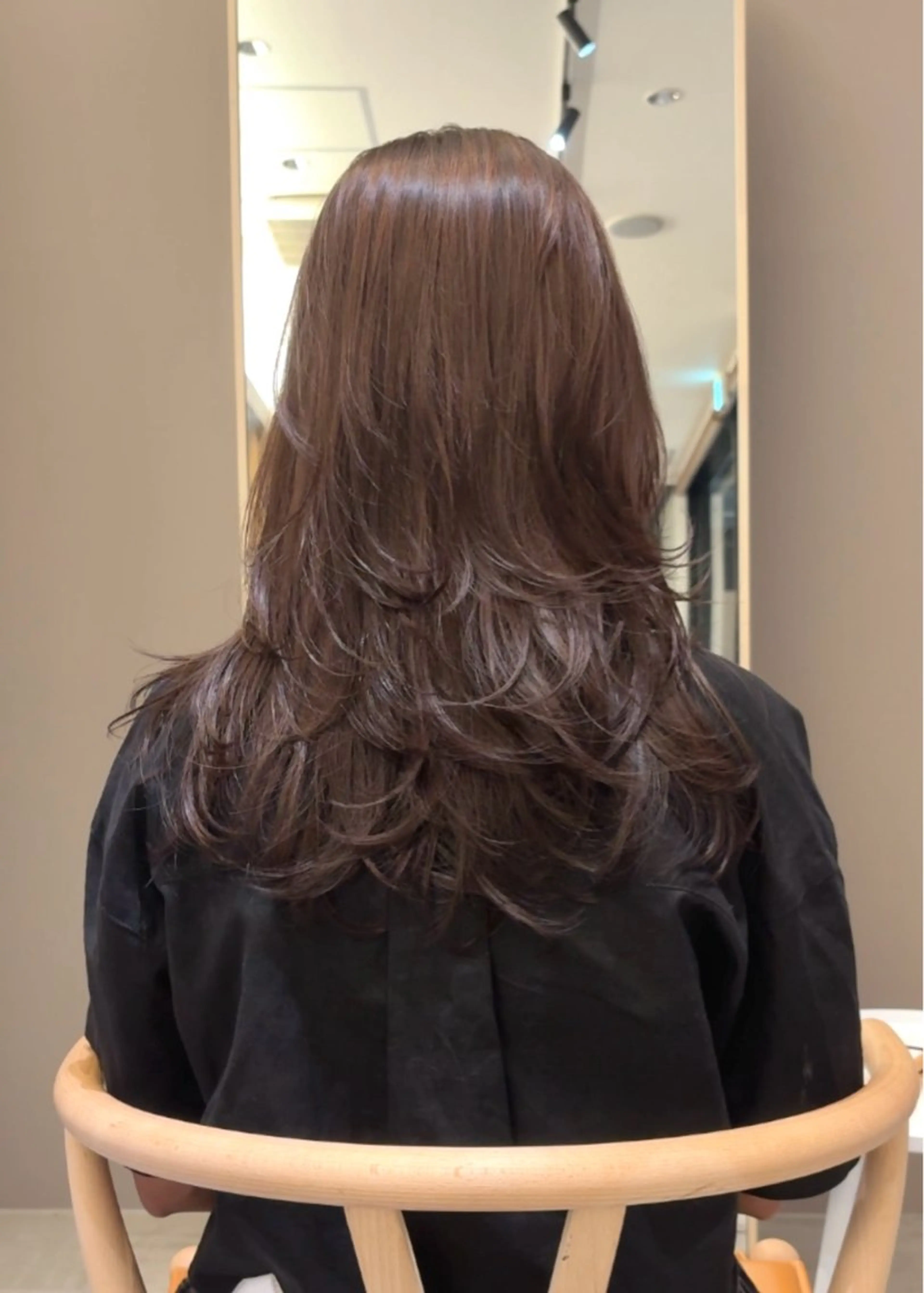 セミロング レイヤーカット niil所属・REINA /niil/女性限定のヘアスタイル