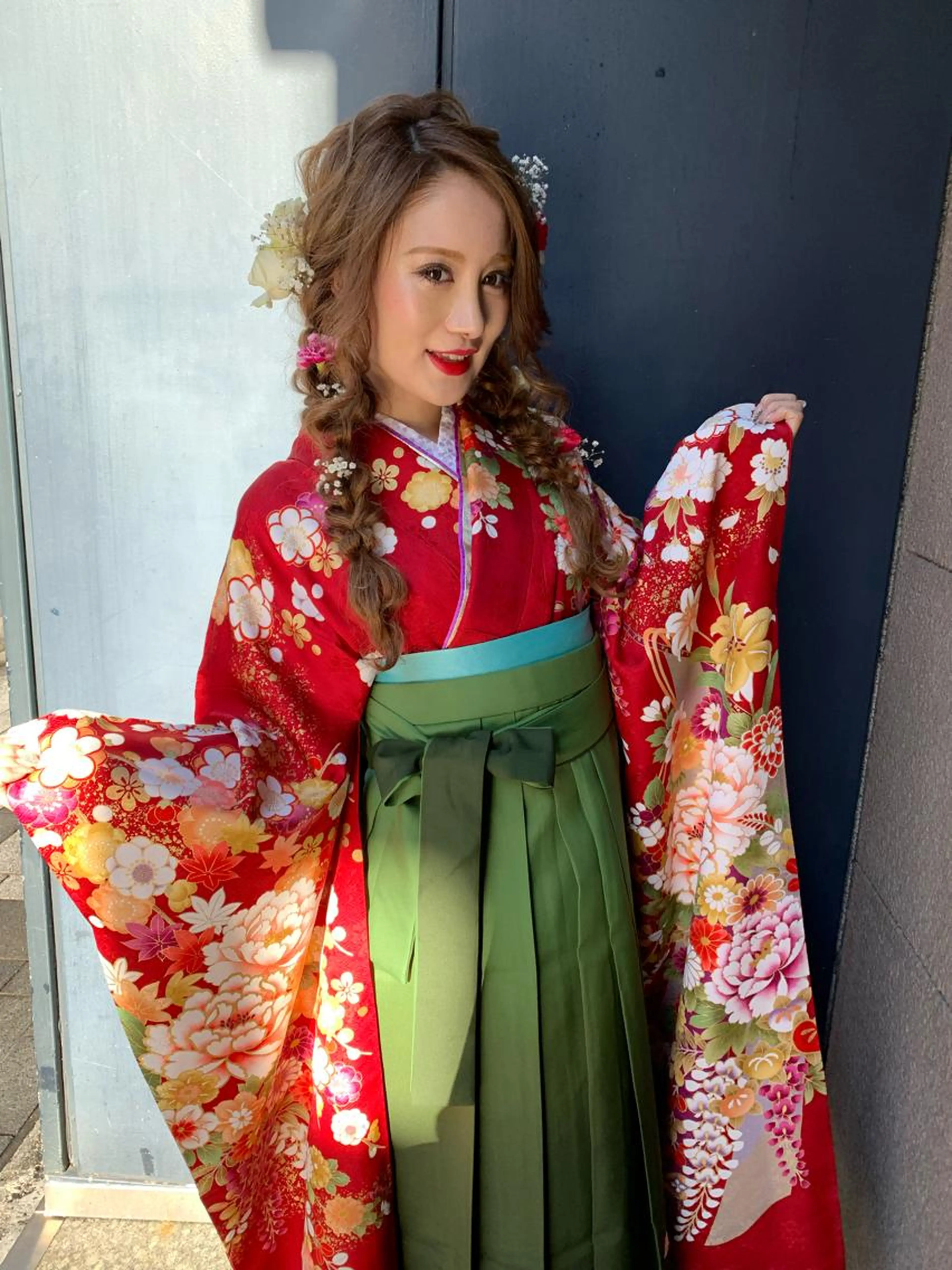 袴着付けの写真