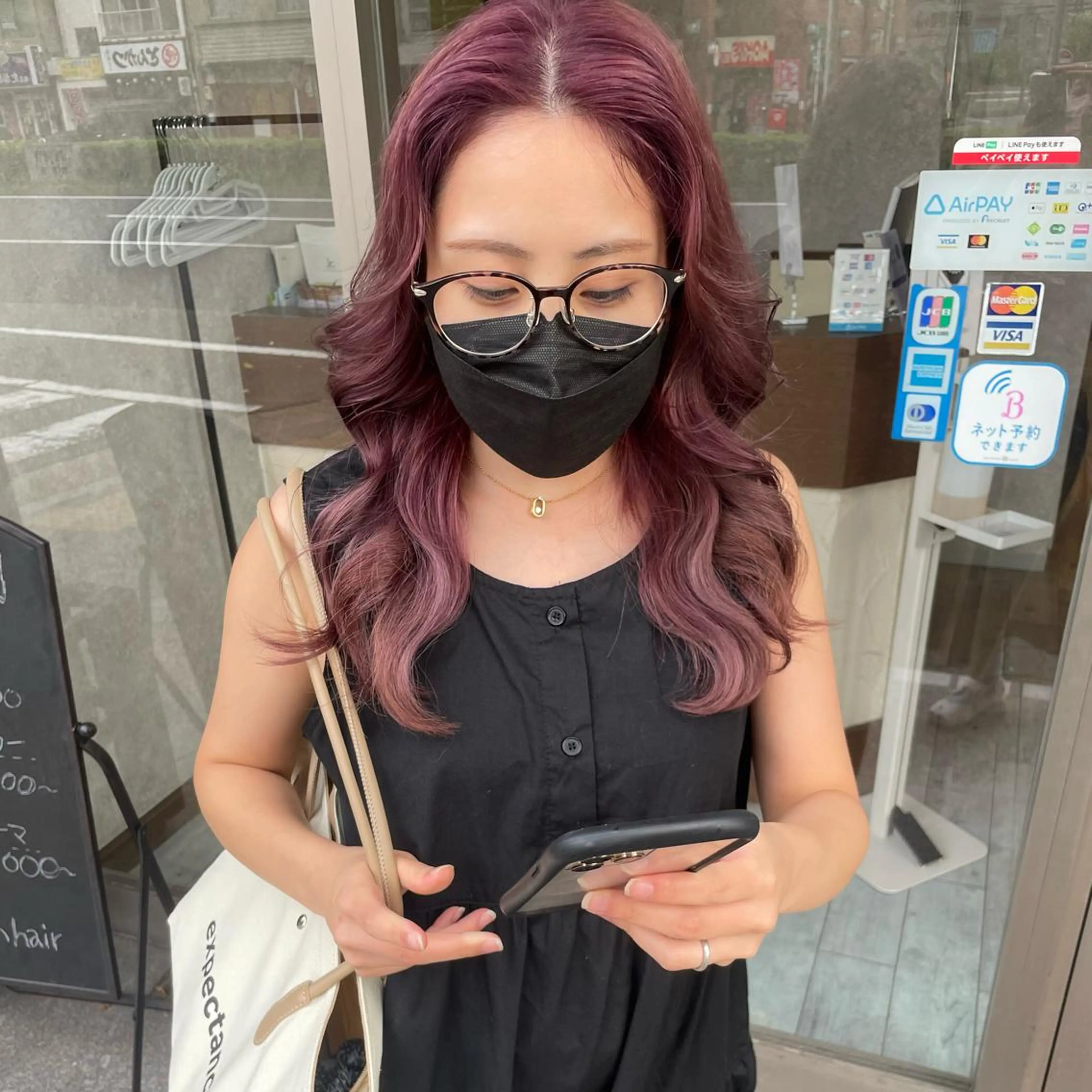 セミロング カラー ヘアカラー トリートメント 高橋 みく/ minim 暖色のヘアスタイル