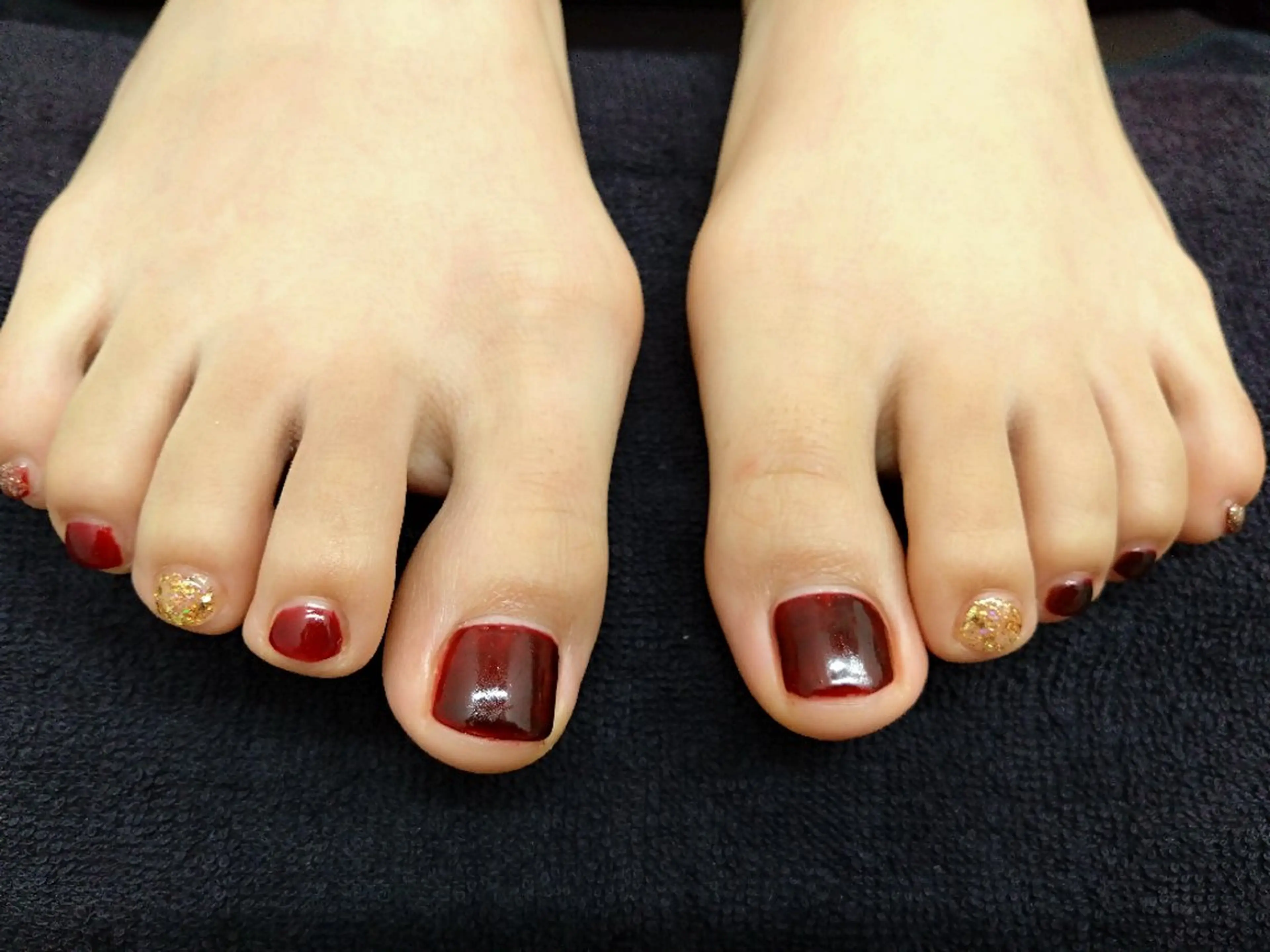 ネイル フットネイル ワンカラーネイル Nanairo ネイル所属・Nanairoネイル Reikoのネイルデザイン