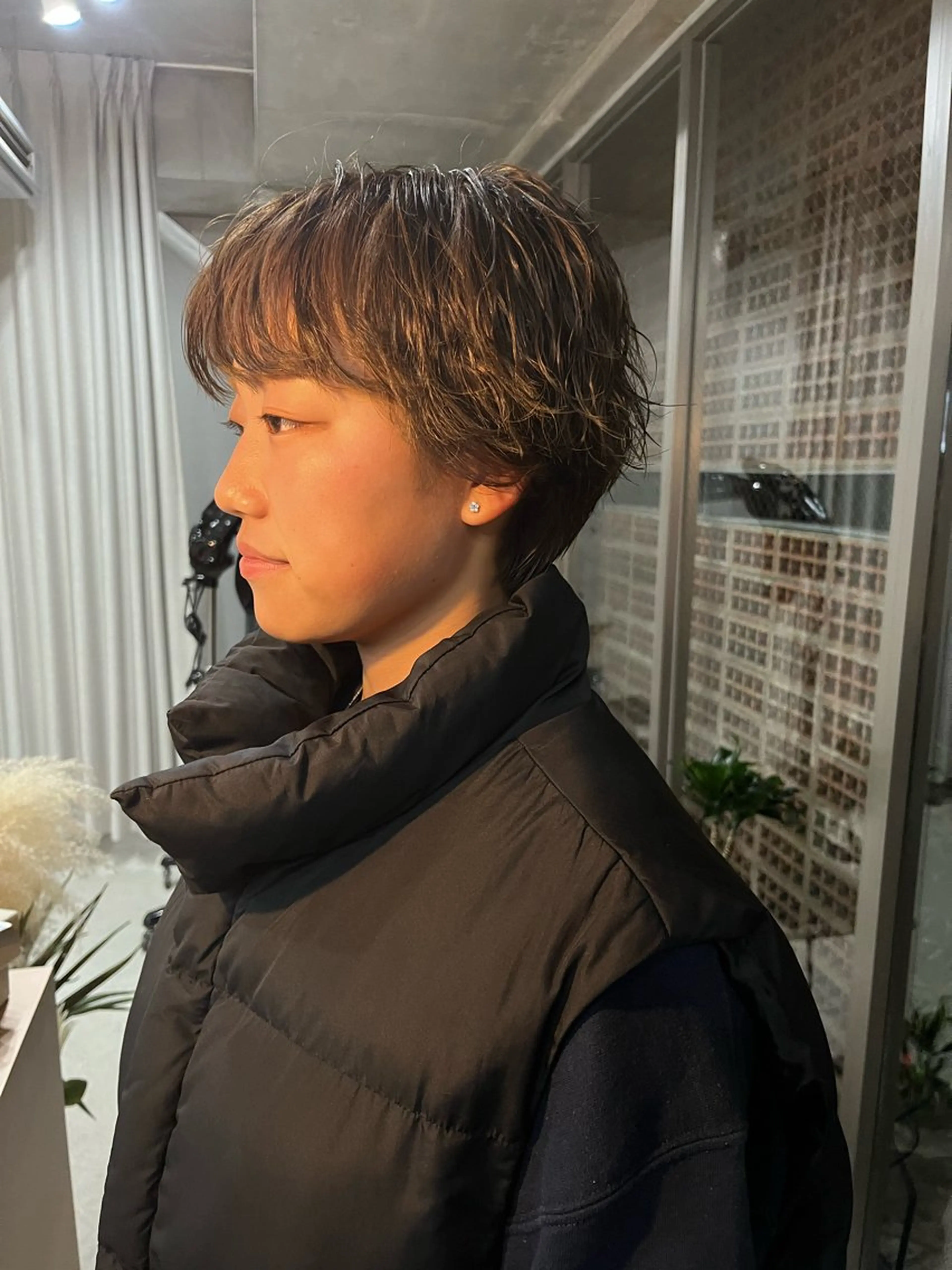 ショート パーマ ショートカット無料/ 小顔ショートのヘアスタイル