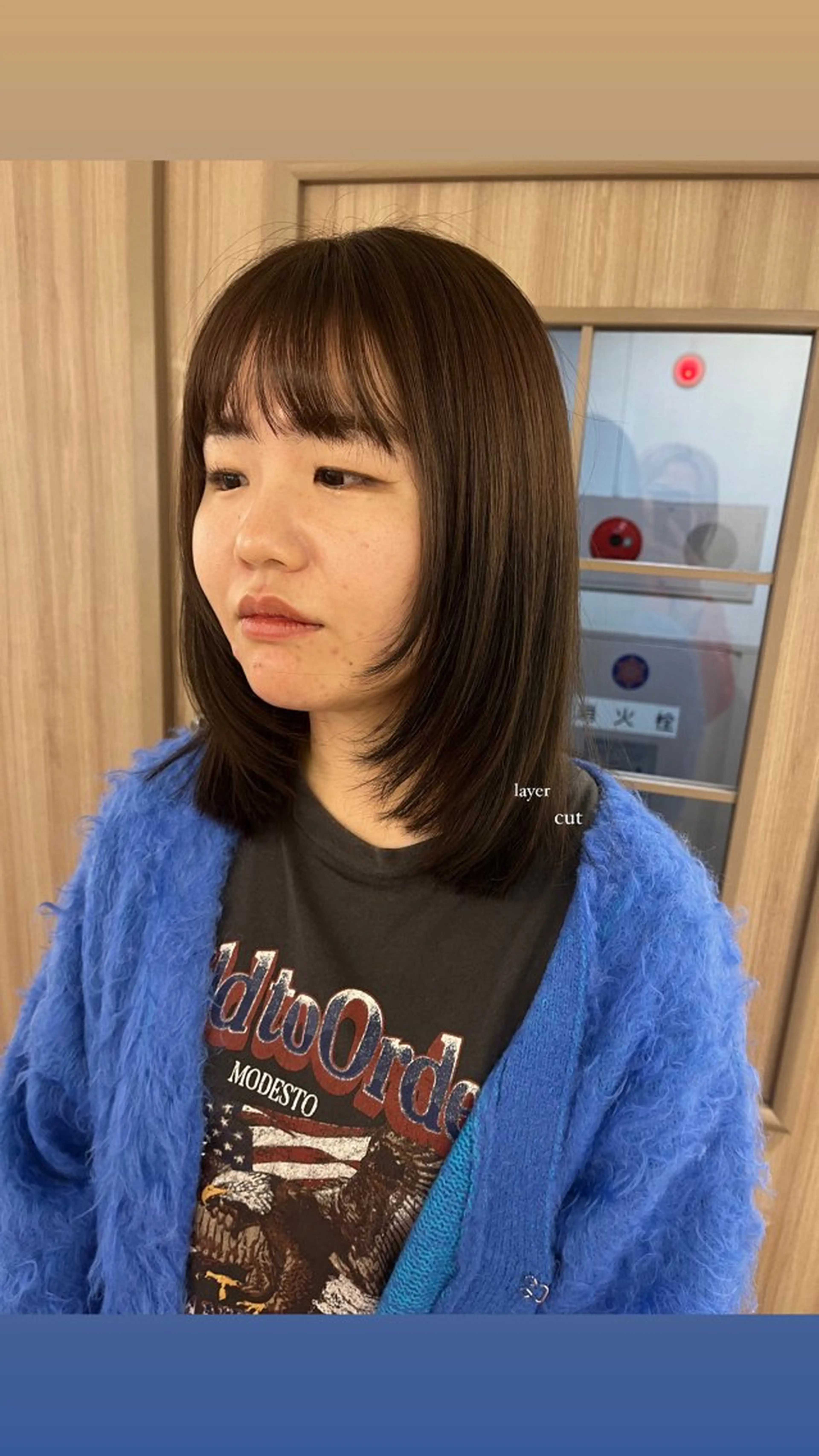 ミディアム Garland  Ginza所属・モモ🍑 レイヤー/ボブ/暖色のヘアスタイル