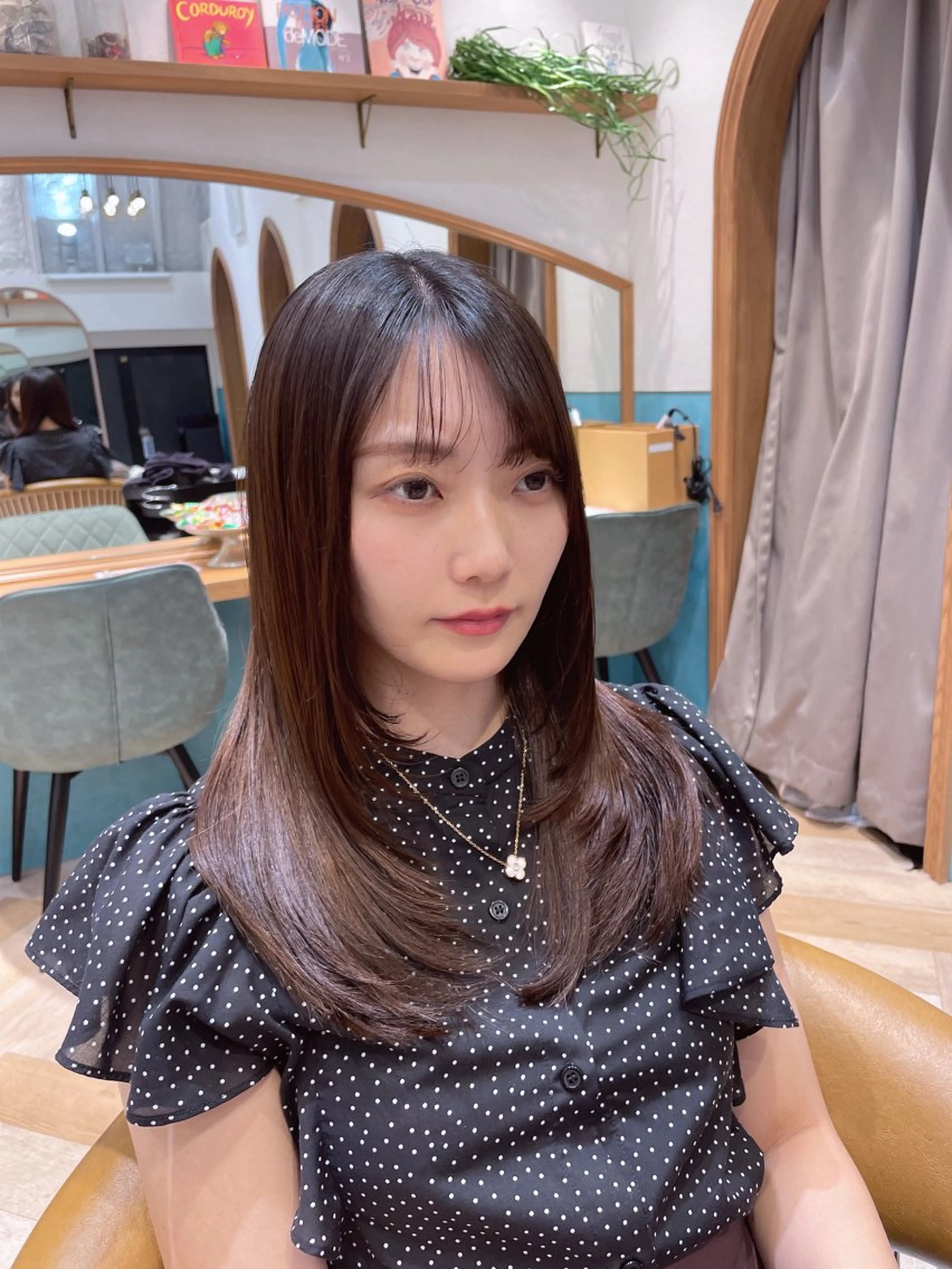 ロング 韓国風ヘア レイヤーカット 韓国レイヤー 🧸🤍ちずみのヘアスタイル