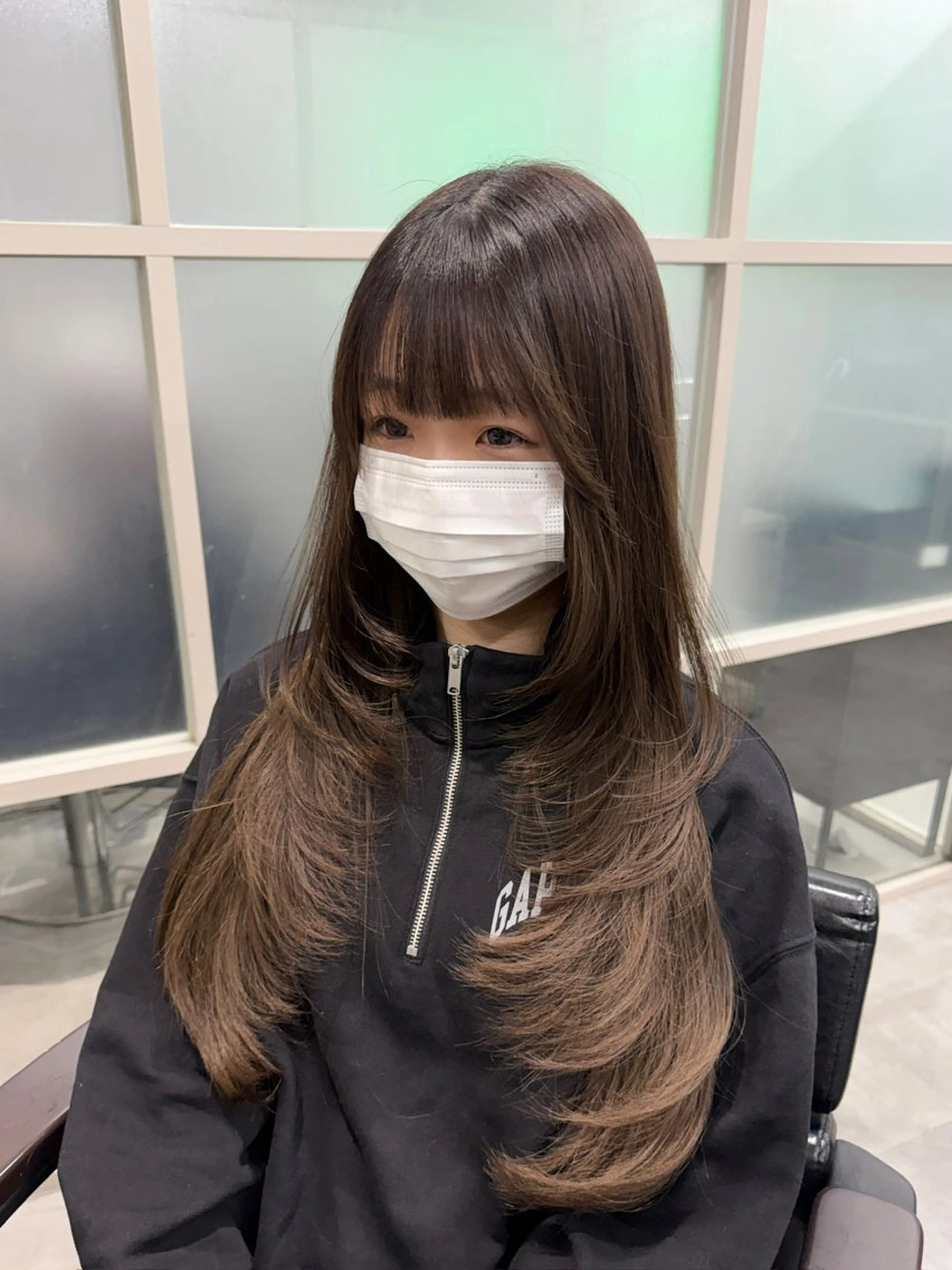 ロング カット ayano /レイヤー/艶カラーのヘアスタイル