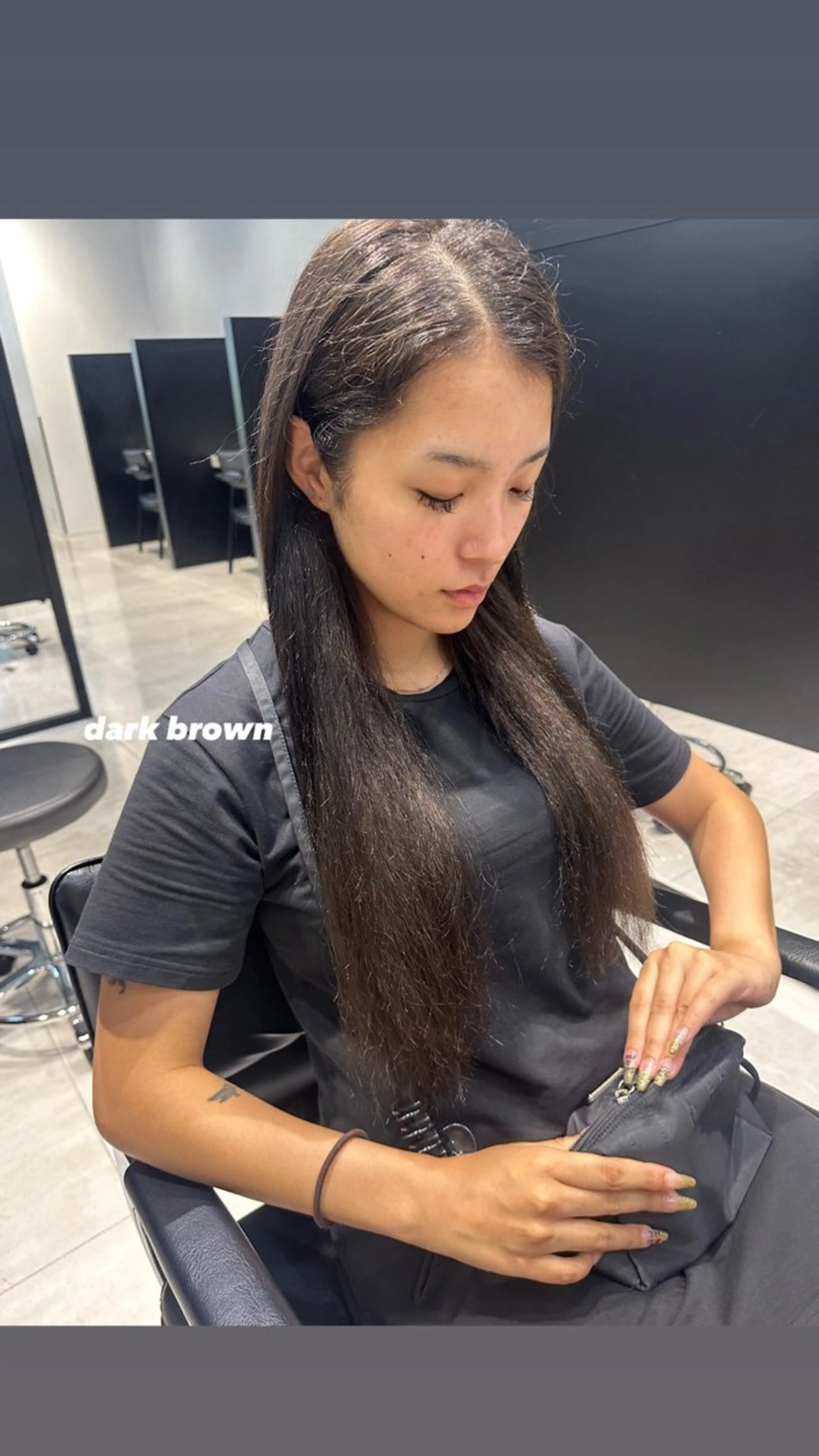 ロング カラー ブラウンカラー ケアカラー ピンクカラー ピンクブラウン ロング カット ヘアカラー GO TODAY SHAiRE SALON所属・天野 瑠真のヘアスタイル