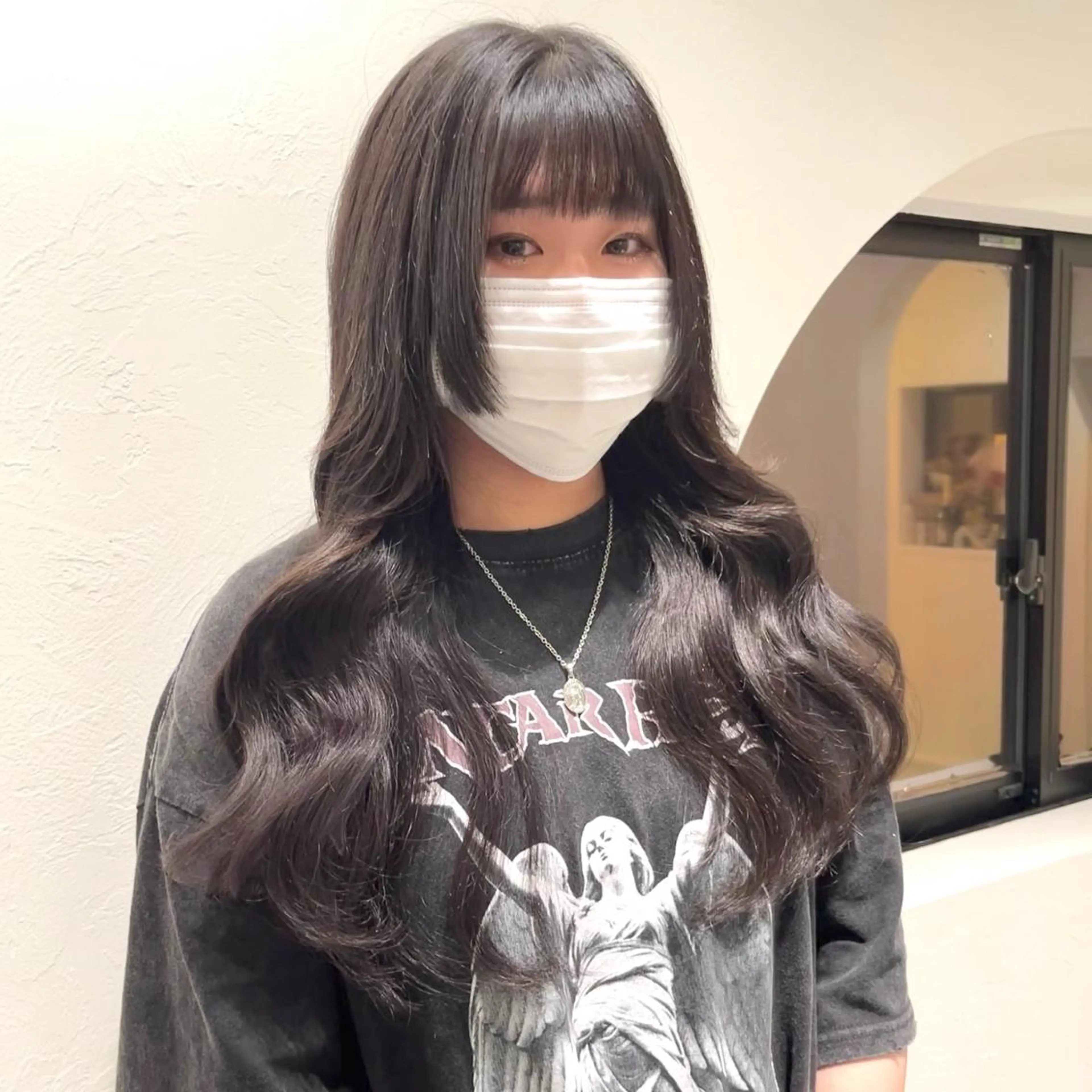 ロング ヘアカラー MOE🐈‍⬛🎀 エクステ/ワンホンのヘアスタイル