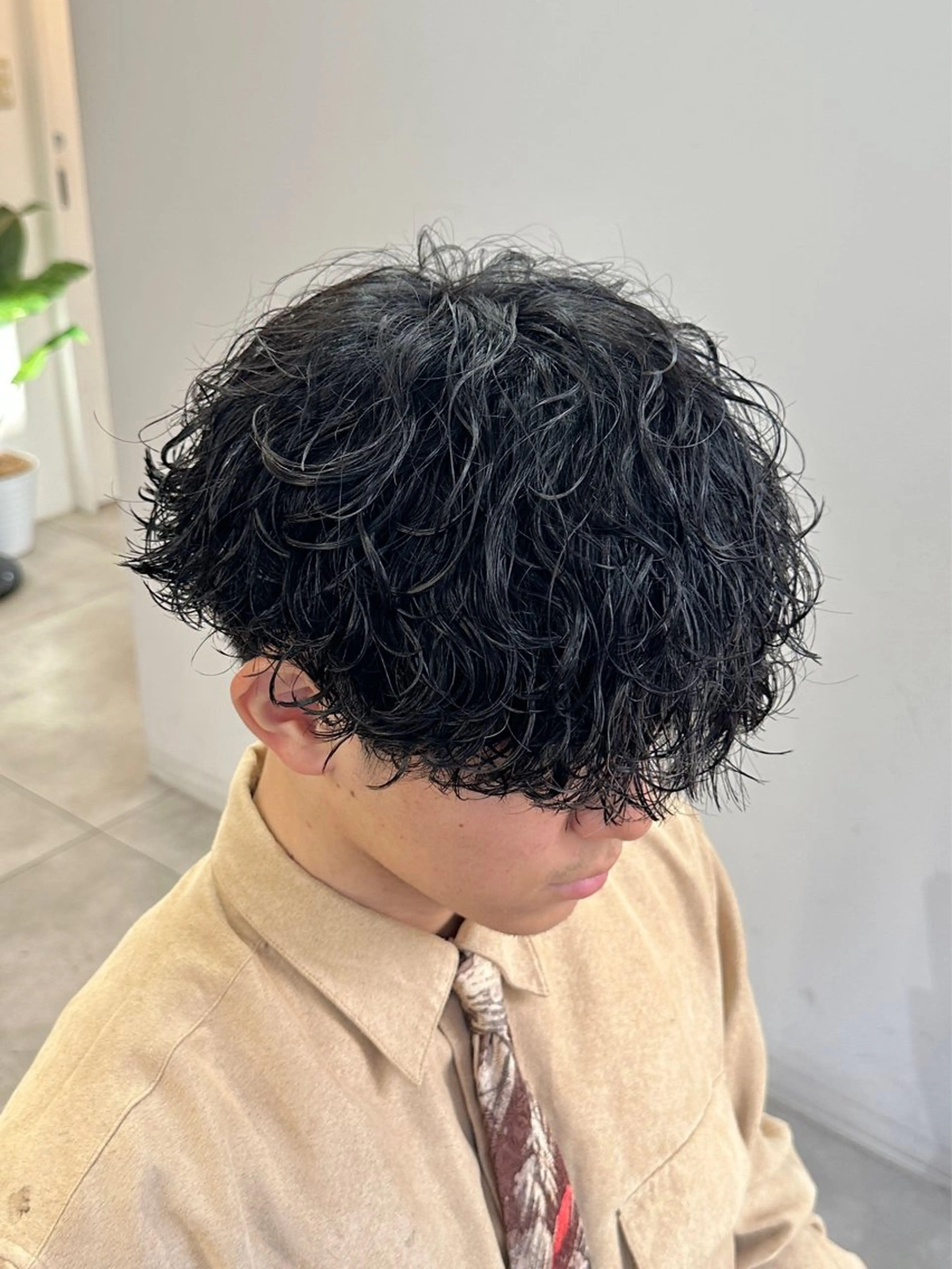 パーマ メンズ メンズパーマ 波巻きパーマ メンズパーマ/新宿/ サイカショウイチのヘアスタイル