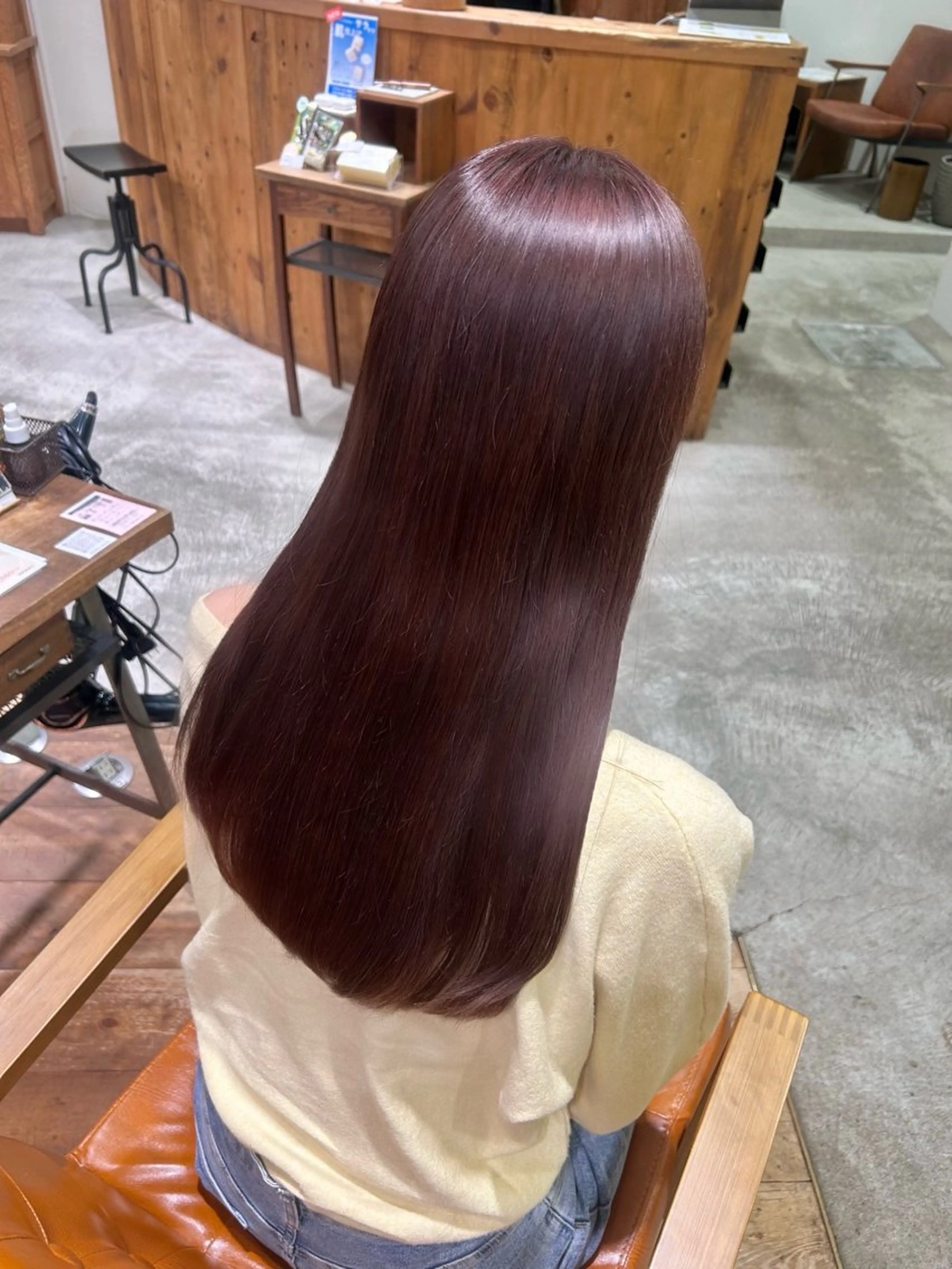 カラー ヘアカラー 梅田/透明感カラー/ ストレート/mariのヘアスタイル