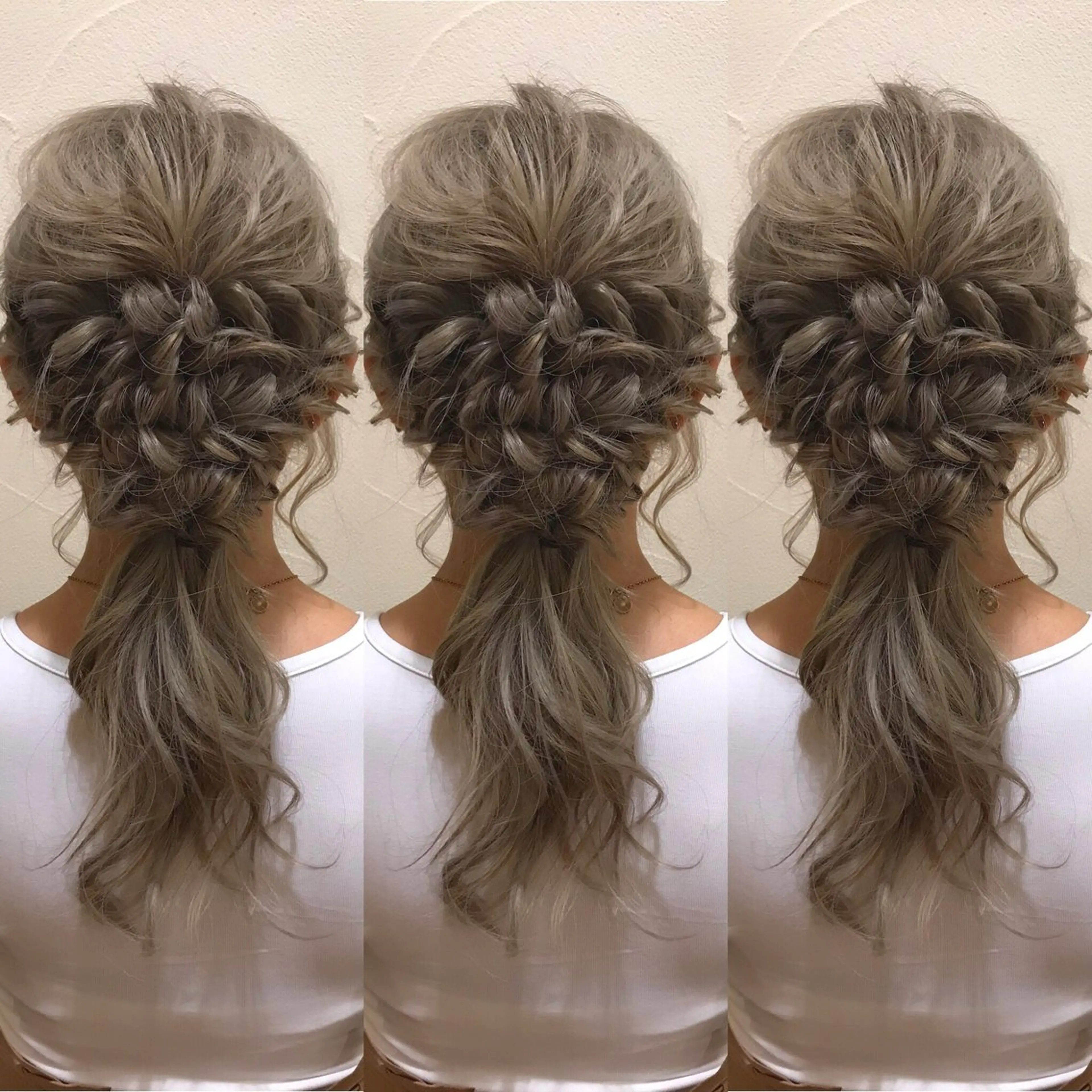 ヘアアレンジ 透明感カラー・ 髪質改善🩵イケダのヘアスタイル