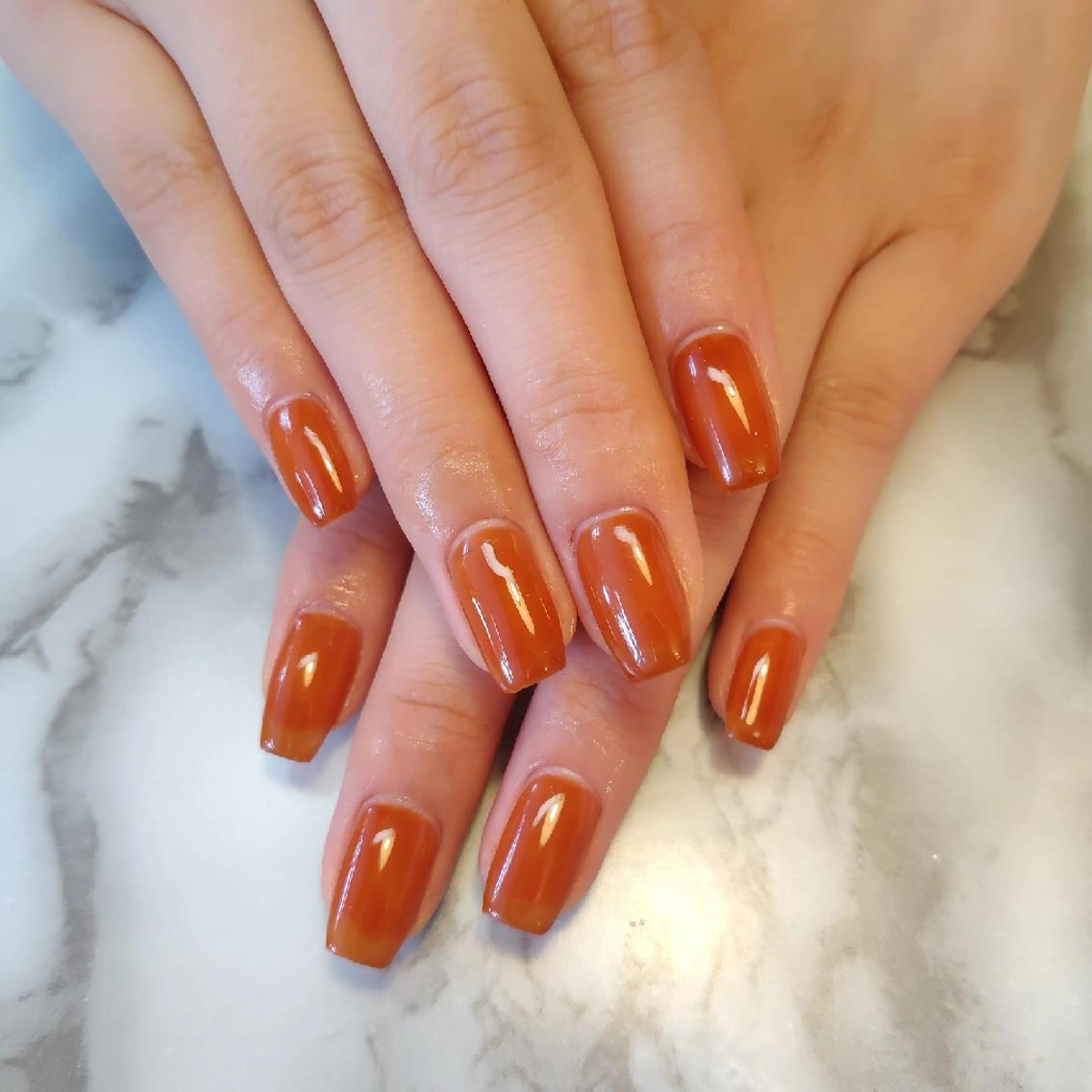 ネイル ワンカラーネイル ジェヌインネイル 河内のネイルデザイン