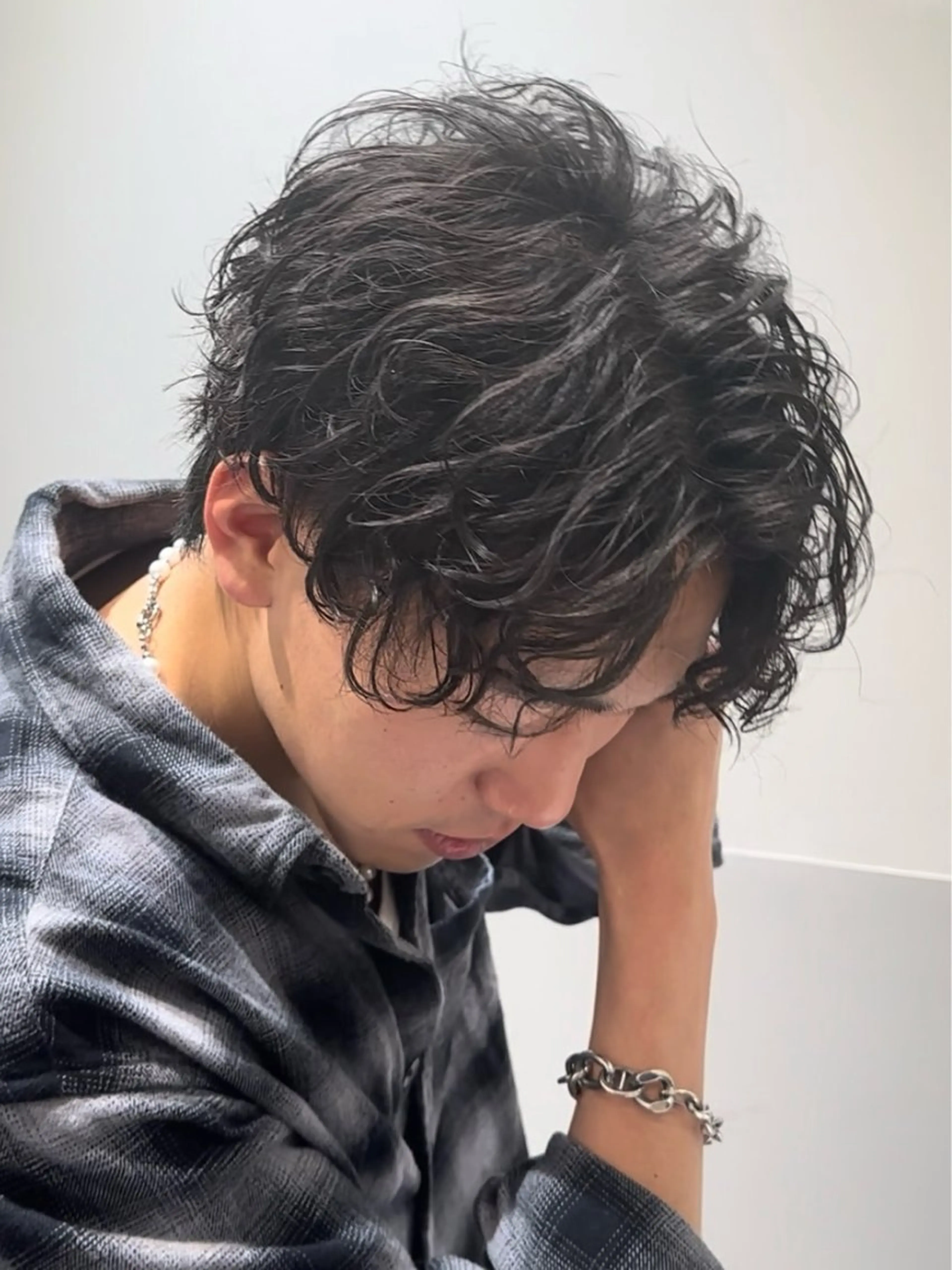 メンズ SALOWIN新宿三丁目所属・新宿/新宿三丁目 メンズハイライト梶原のヘアスタイル