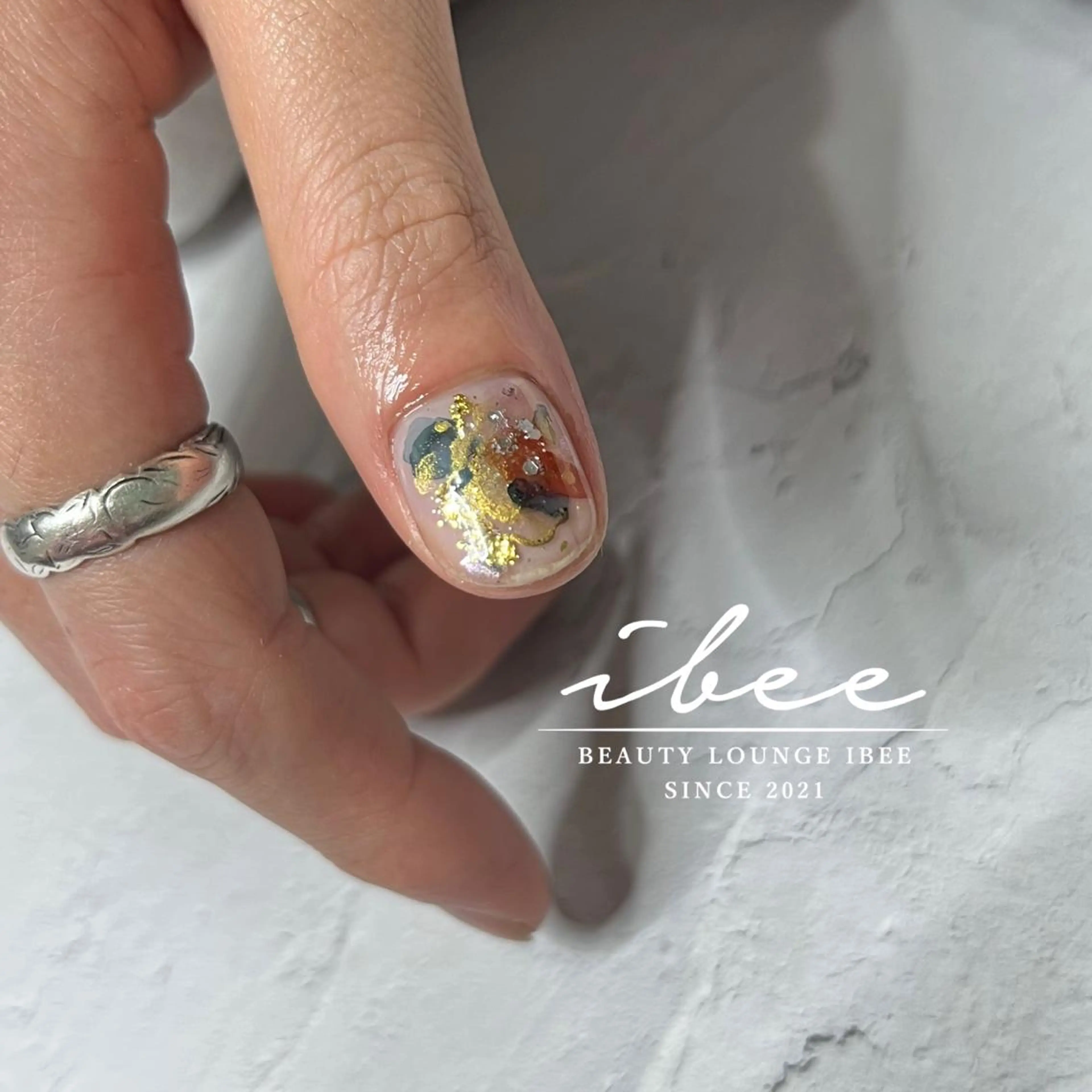 ネイル メンズネイル ニュアンスネイル ibee nail 🤍yumiのネイルデザイン