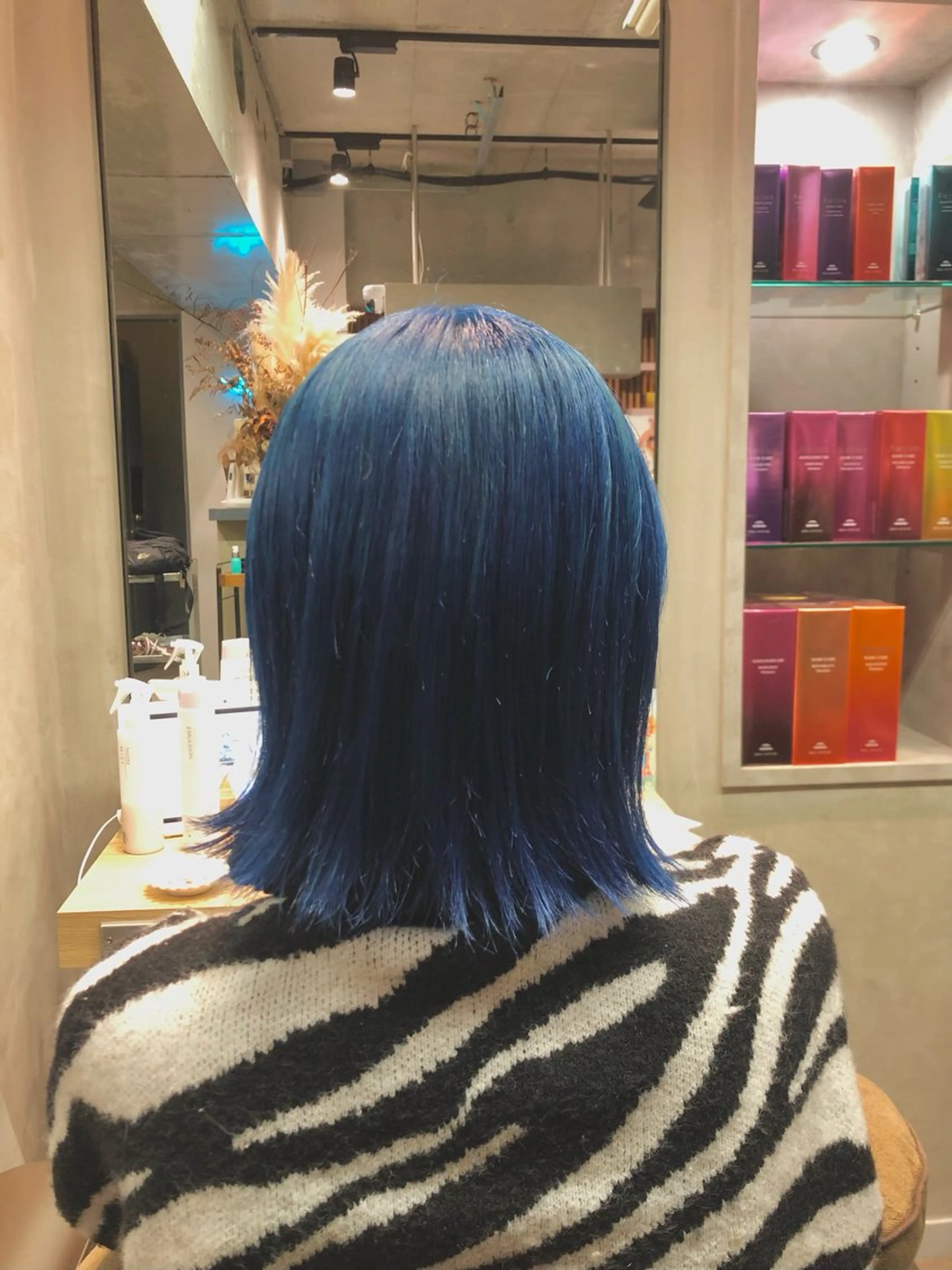 ミディアム カラー ヘアアレンジ トリートメント ヘアカラー トリートメント 🎀縮毛矯正.暗髪 .艶髪🩶ちひろのヘアスタイル