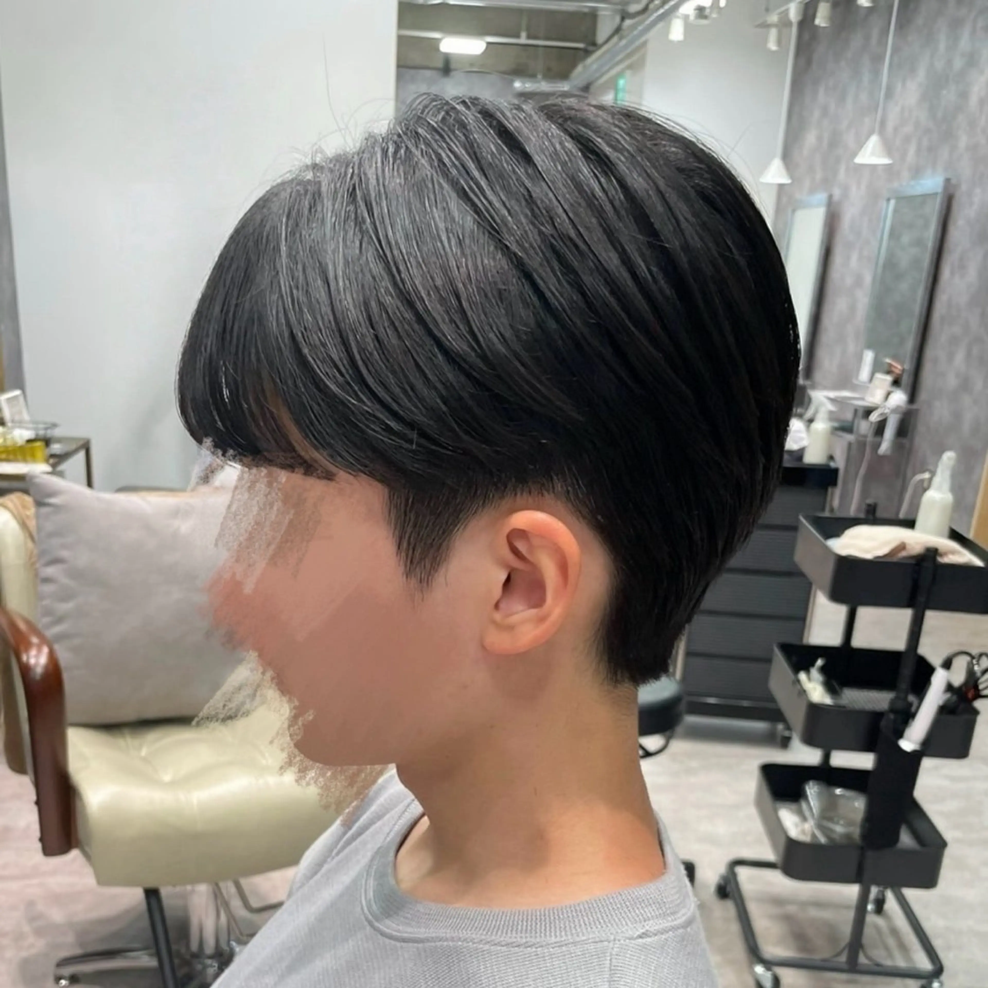 メンズ カット ヘッドスパ ニュアンスパーマ💙 毛流れ✂️イザベラのヘアスタイル